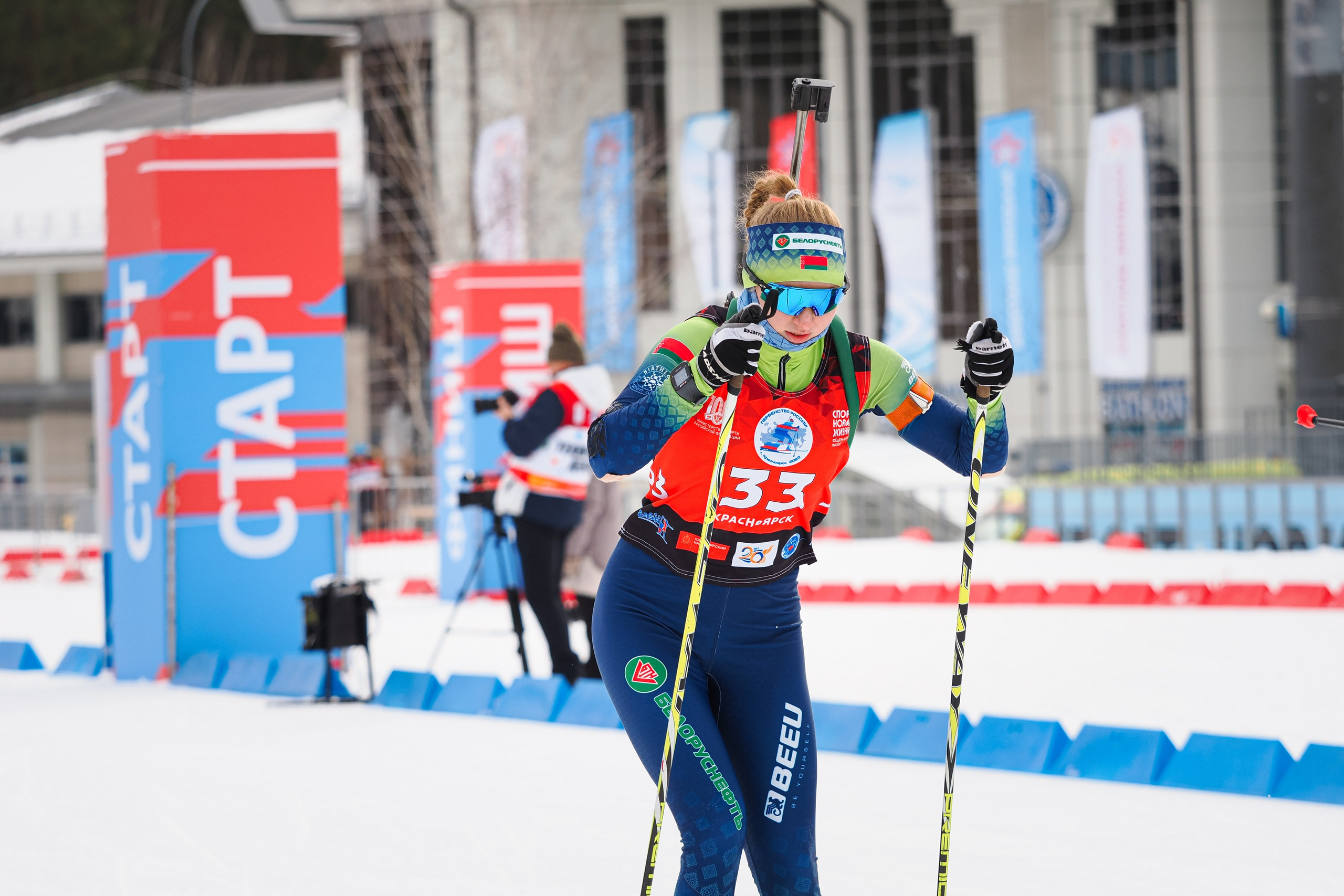 Биатлон / Первенство России. Репортажный фотограф Алексей Козьмин