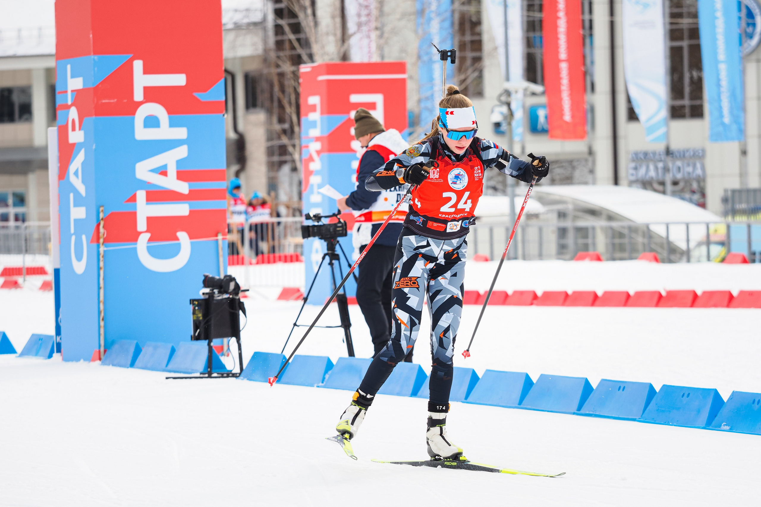 Биатлон / Первенство России. Репортажный фотограф Алексей Козьмин