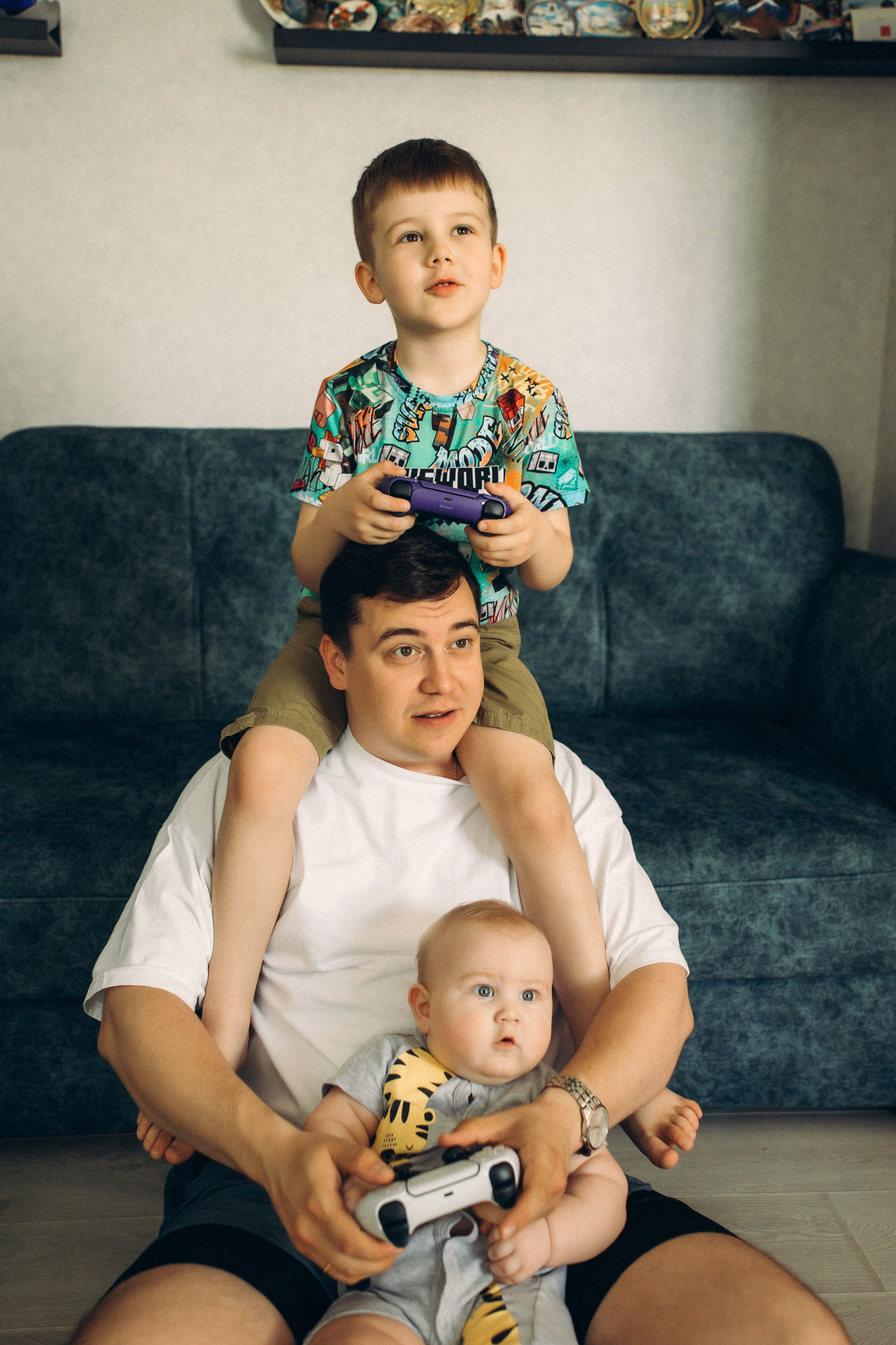 Настя, Миша, Лёша и Саша. Семейный фотограф и детский фотограф в Волгограде Алеся Бутакова — дет