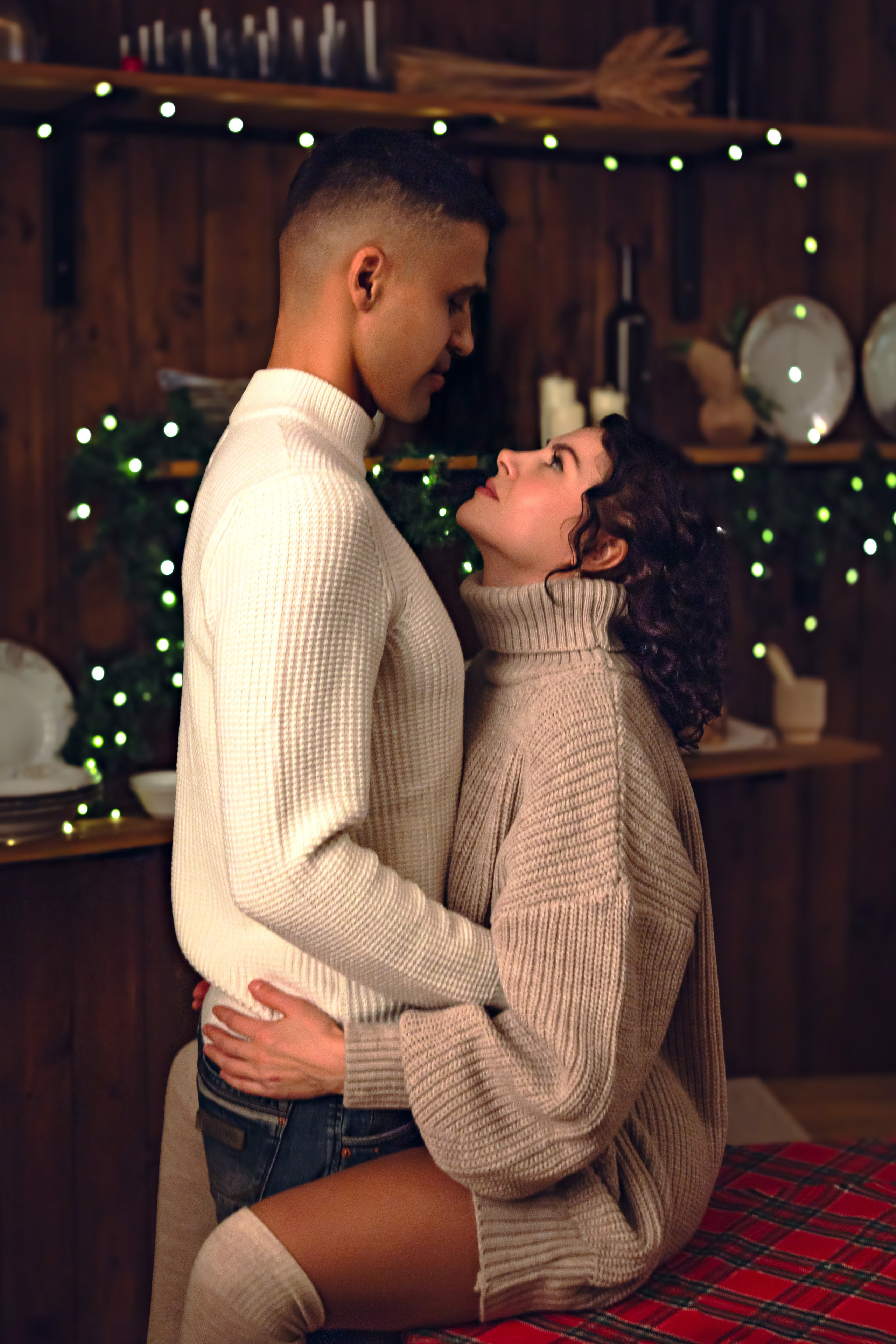 Love story новогодняя фотосессия