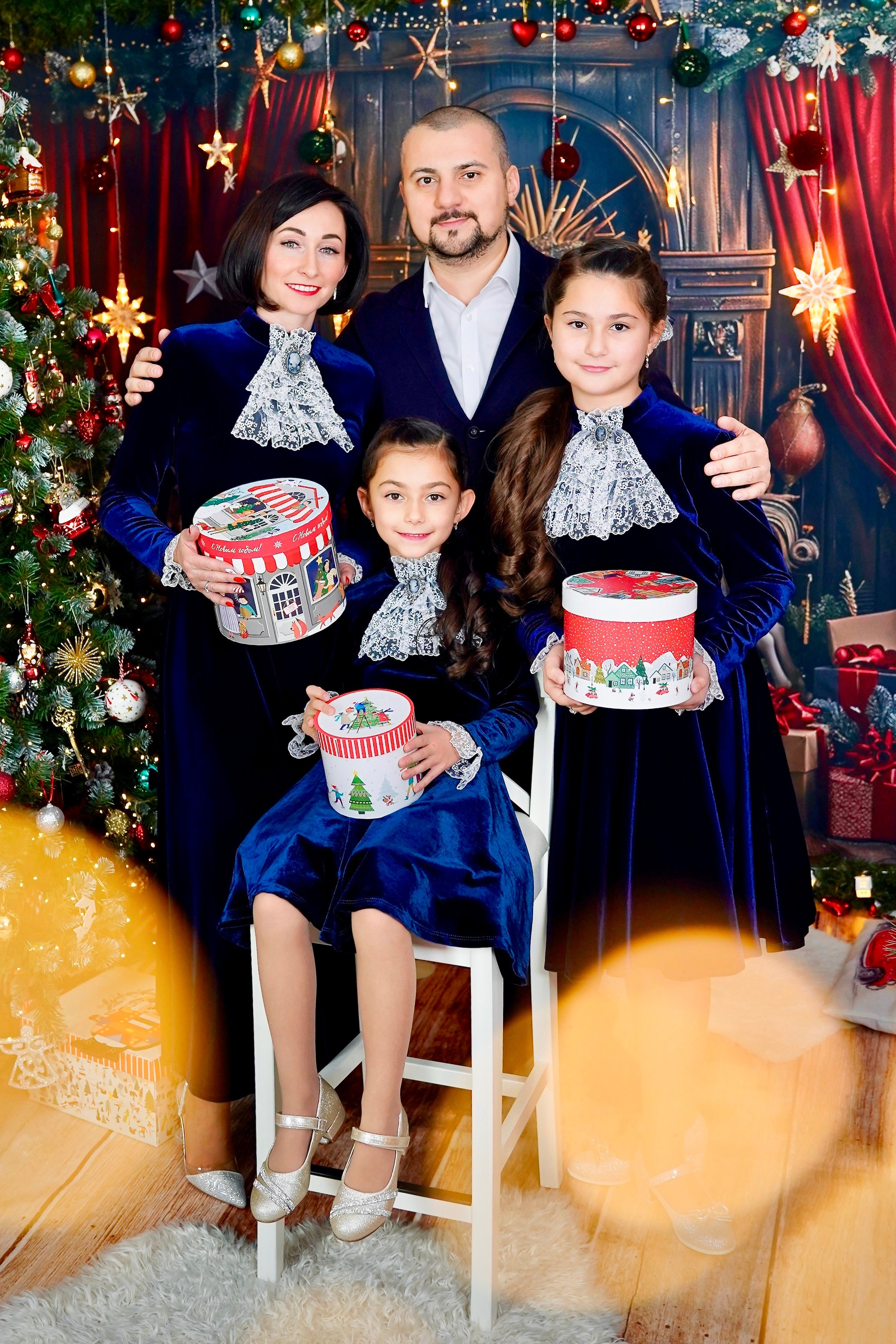 Новогодний фотопроект 2025 № 6. Семейный и детский фотограф Александра Гвоздикова