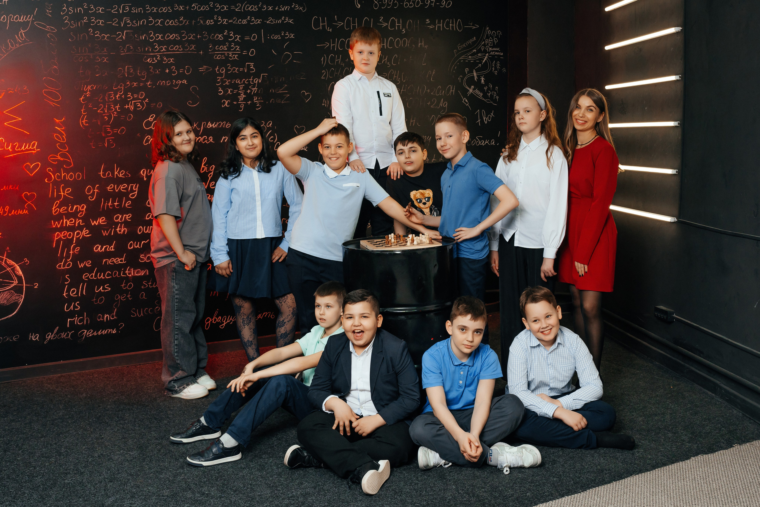 В студии. 4 класс. Фотограф Ким Наталья в Красноярске