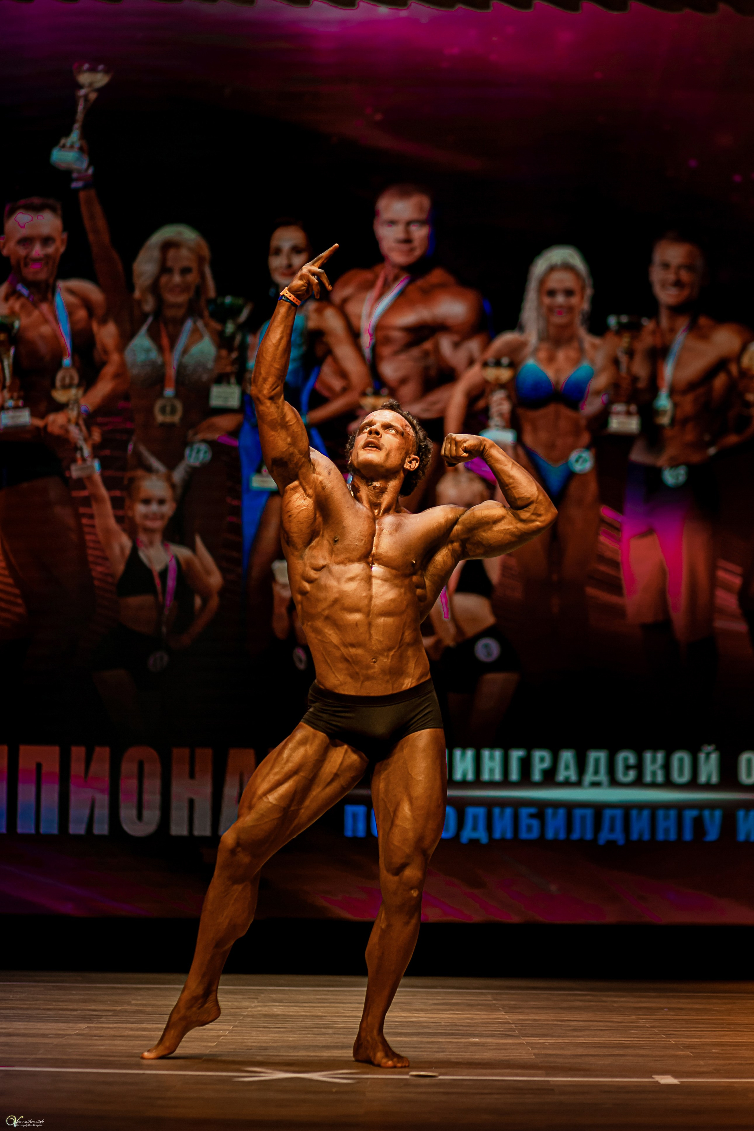 Съемка чемпионата по бодибилдингу. Фотограф женский и мужской портрет Санкт-Петербург