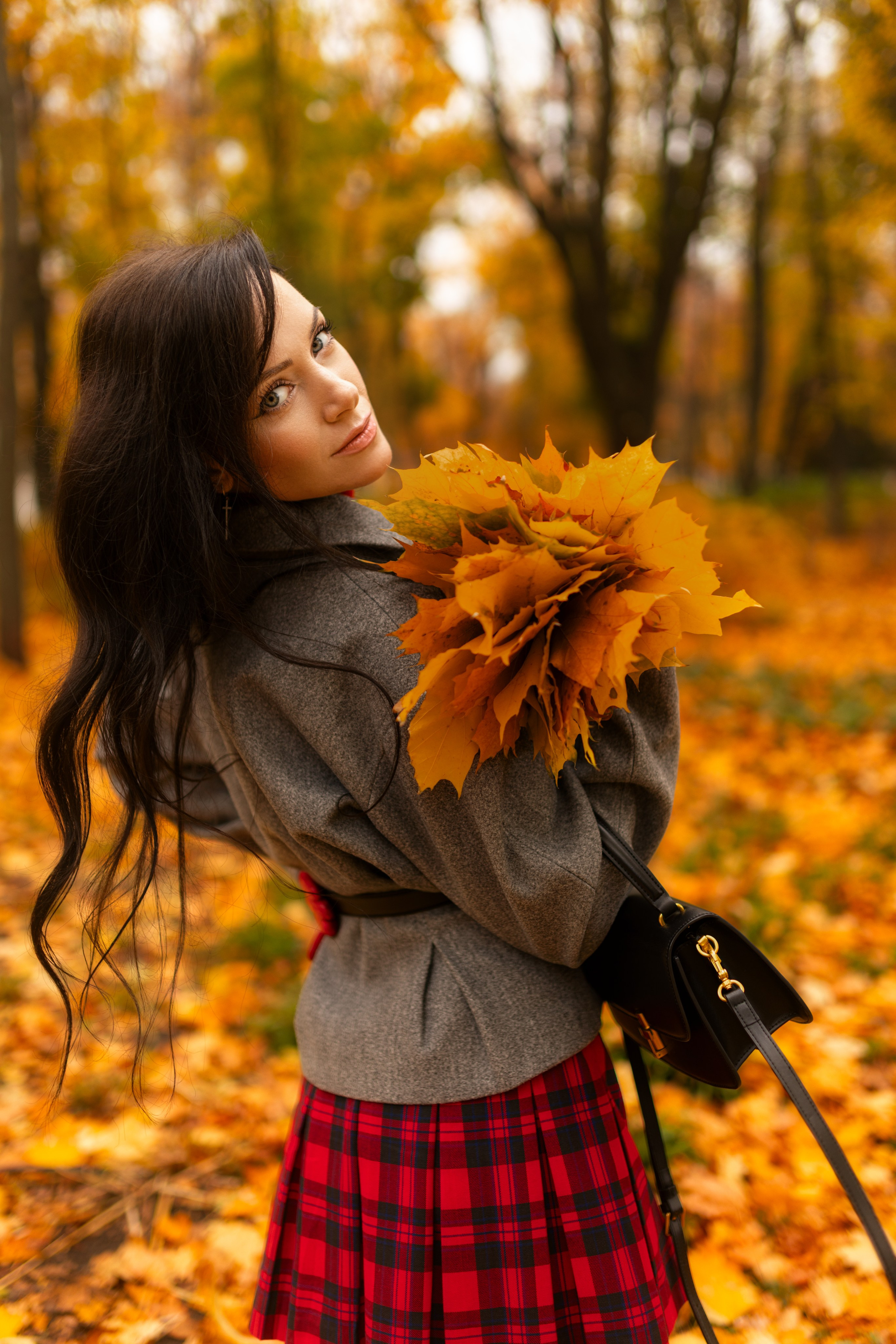 Фотосет с Екатериной в парке на осеннюю тему для «себя»