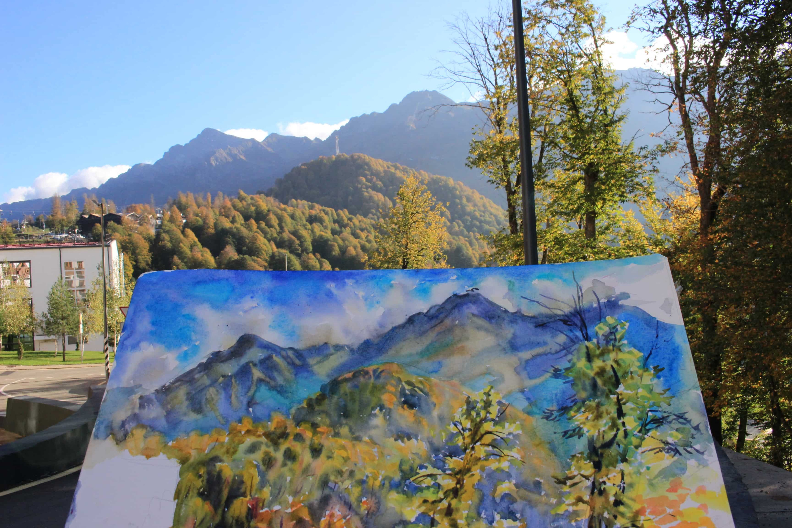 ПЕЙЗАЖИ. Свет акварели Галины Поплавской