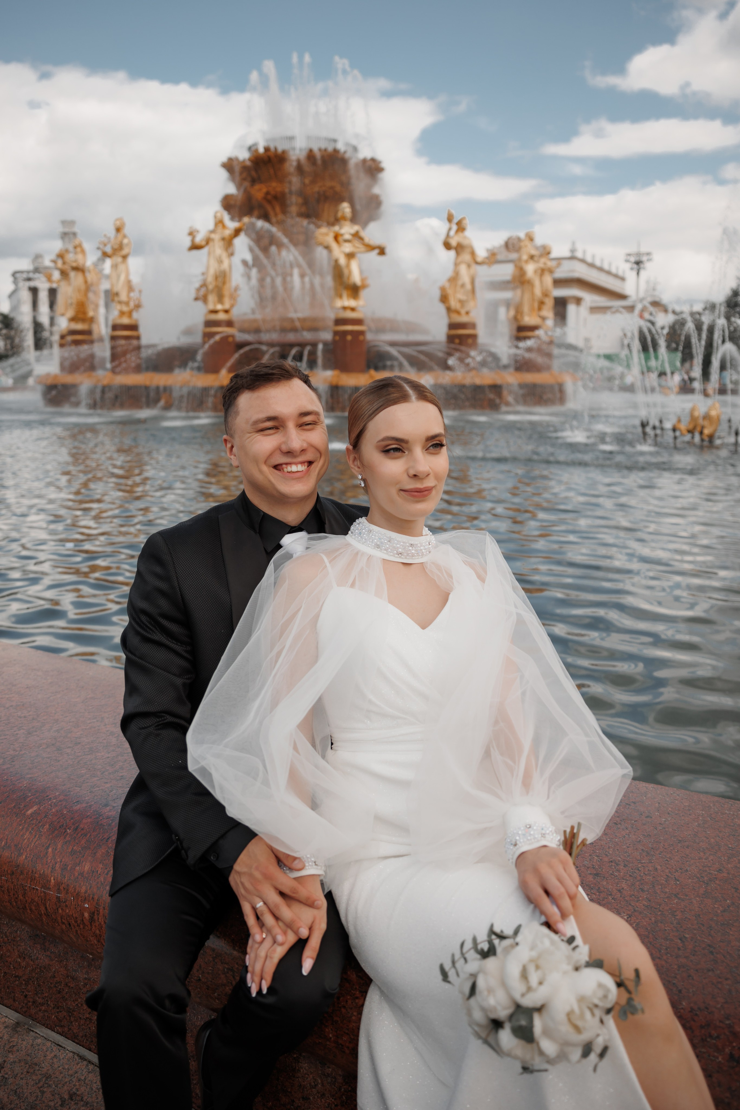 Анна и Сергей, Особняк Муравьевых-Апостолов, прогулка по ВДНХ, ресторан «Домик в саду». Свадебный и репортажный фотограф (Москва, Королев и другие)