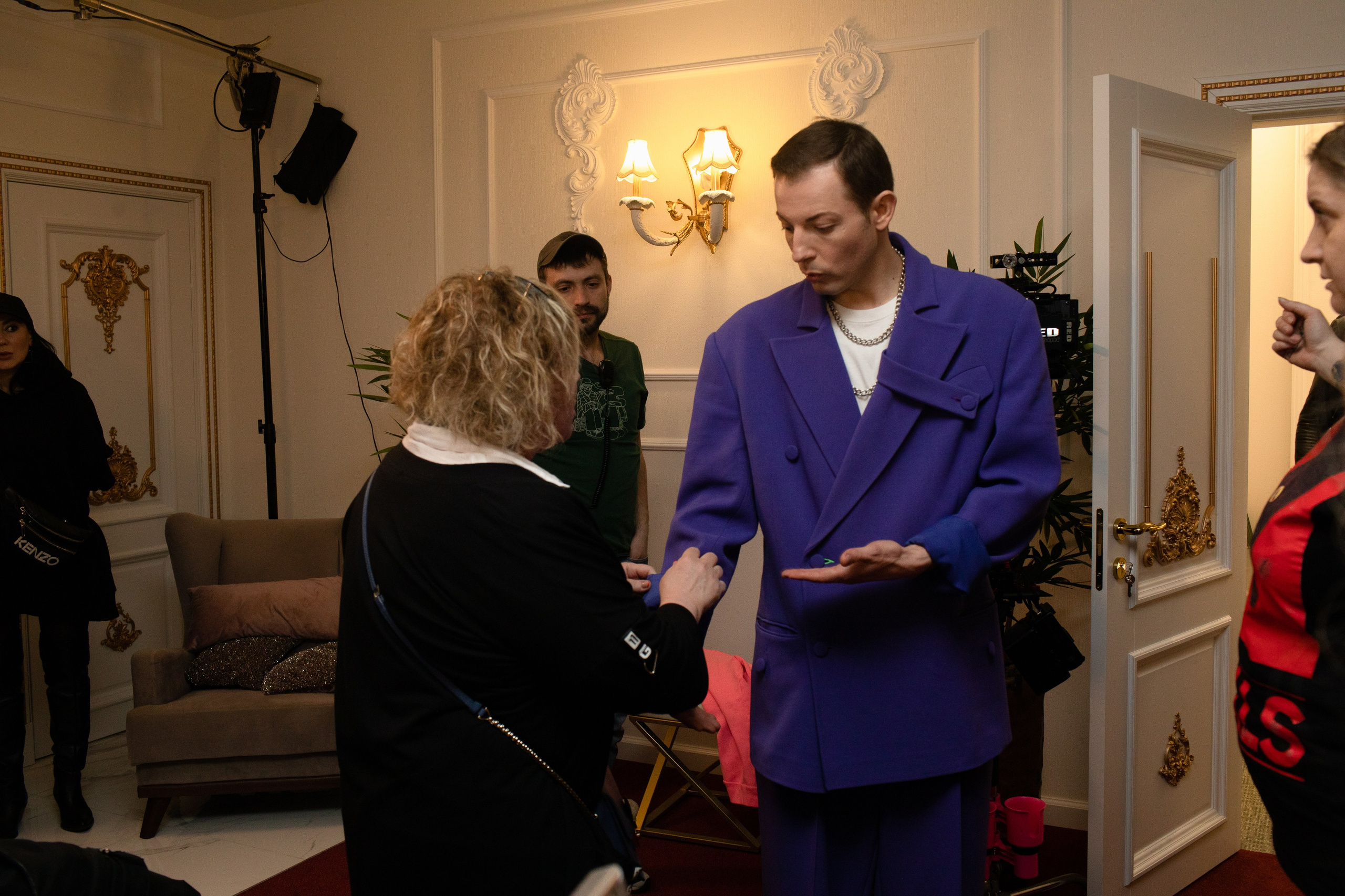 Съемка клипа Анни Калашниковой «Не ври мне в Риме». Art photographer Nino