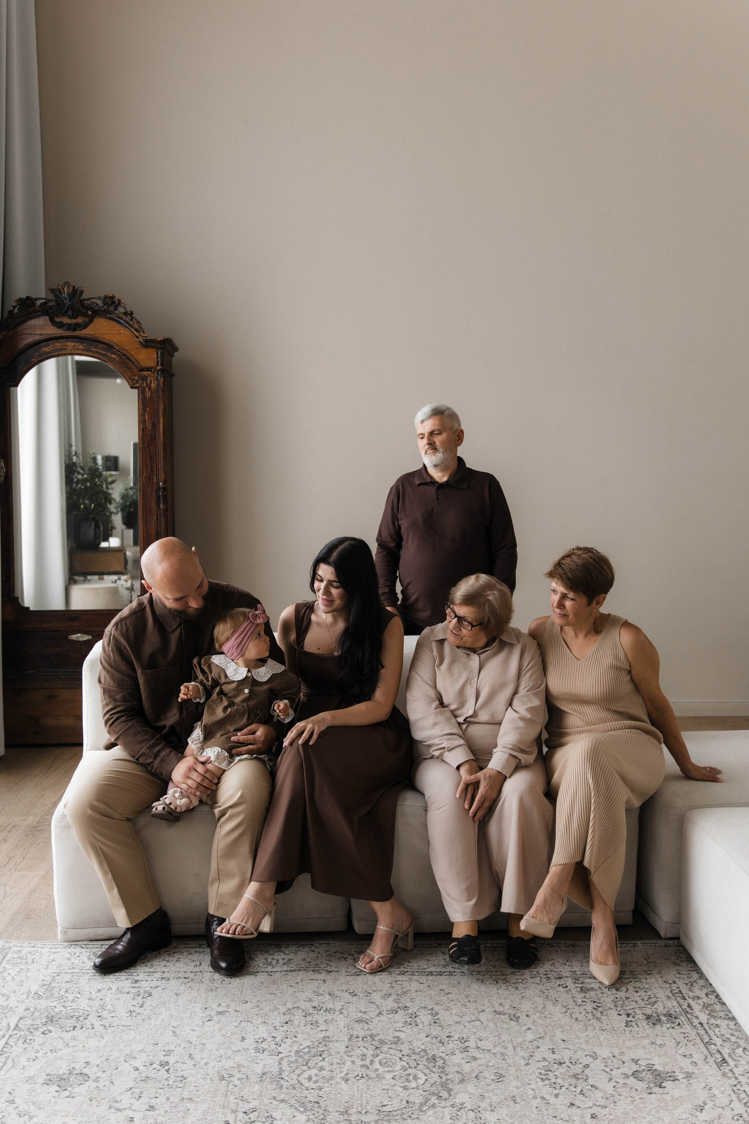 4 поколения. Женский и свадебный фотограф Москва Елизавета Перова