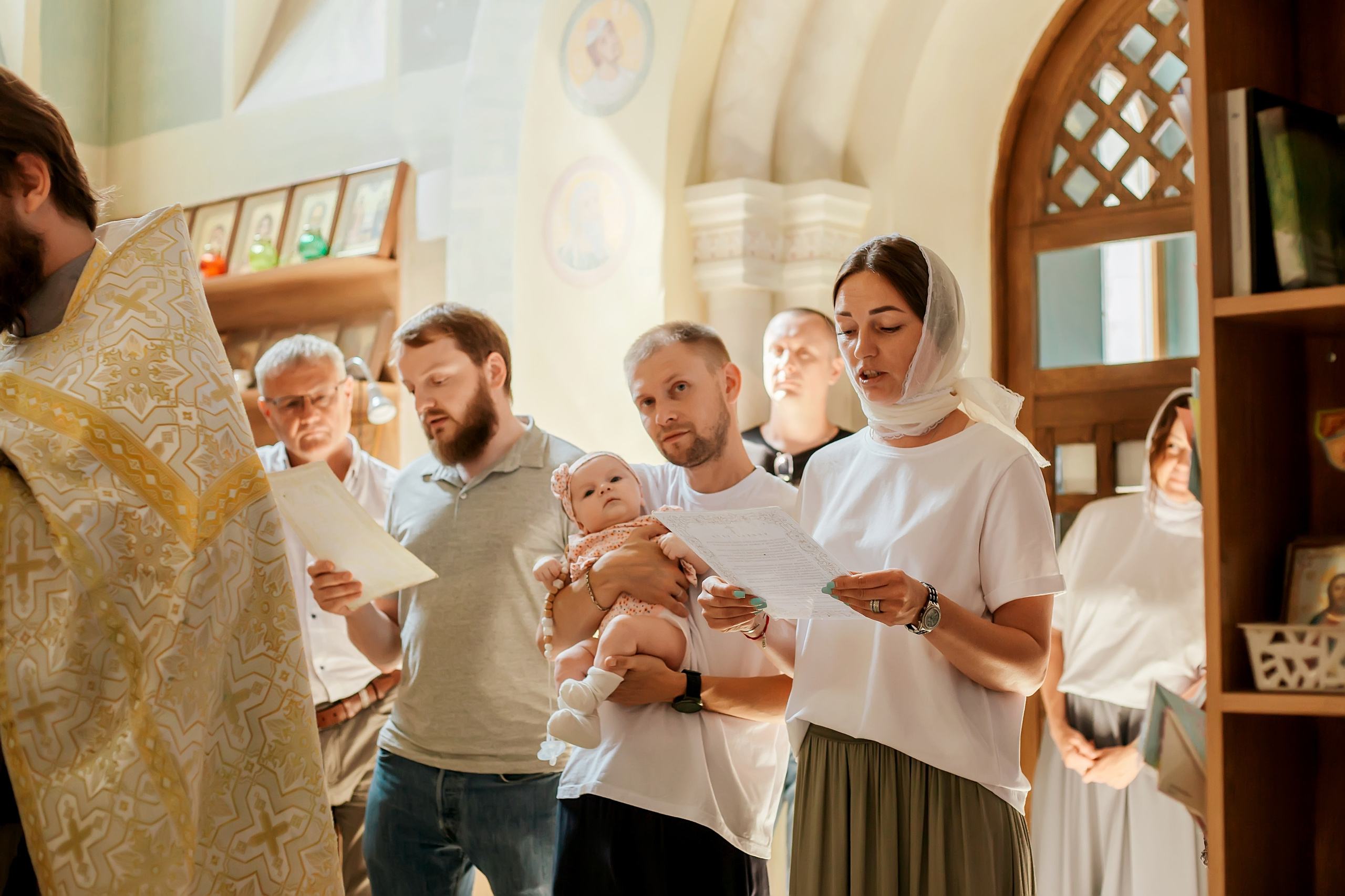 Крещение Валерии. Школьный и детский фотограф Старожилово