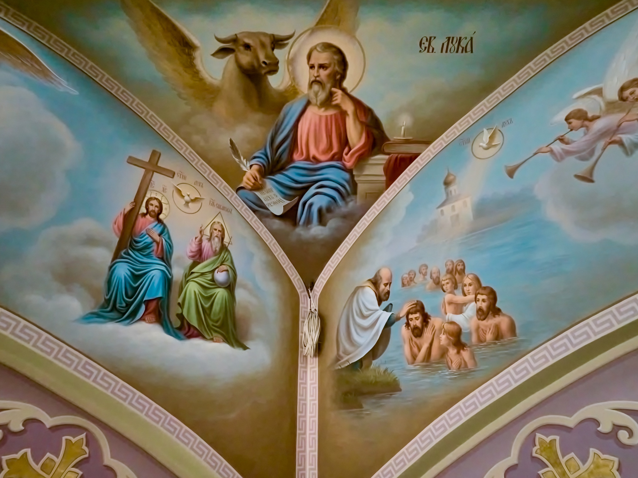 Фотографии Фресок Росписи храма Пророка Божия Илии