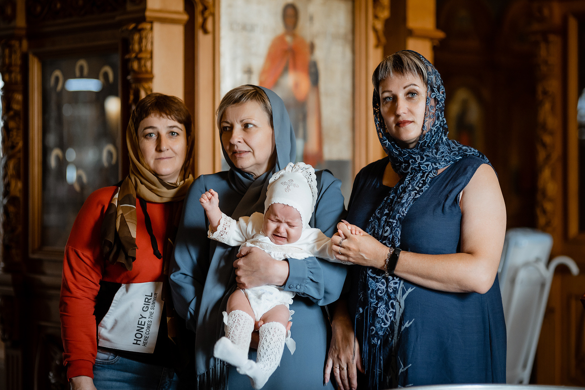 Крещение. Храм в Большой Ельне. Семейный и детский фотограф в Нижнем Новгороде Валентина Леонтьева