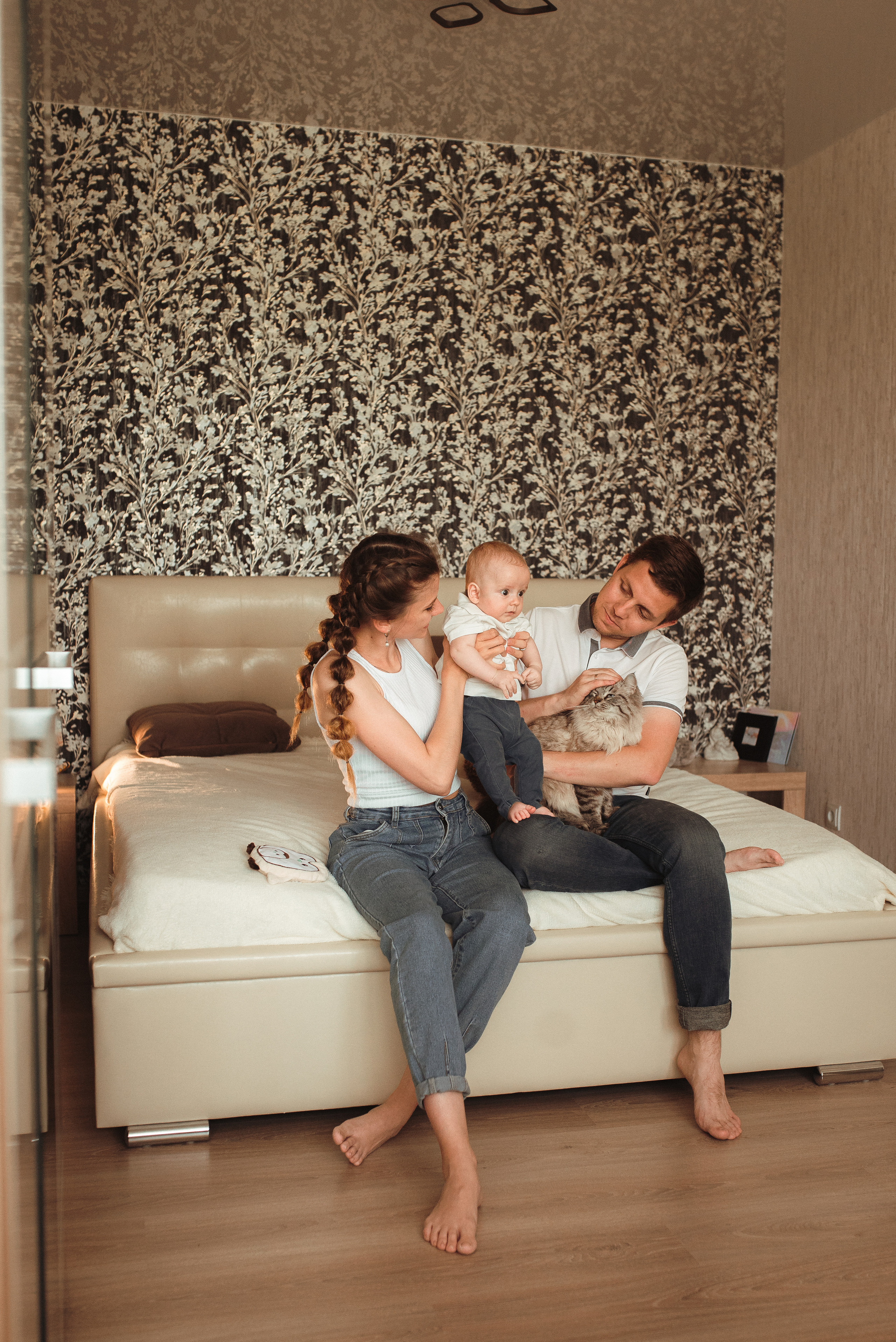 Семейный лайфстал. Лена, Дима, Леня. Семейный и детский фотограф в Нижнем Новгороде Валентина Леонтьева