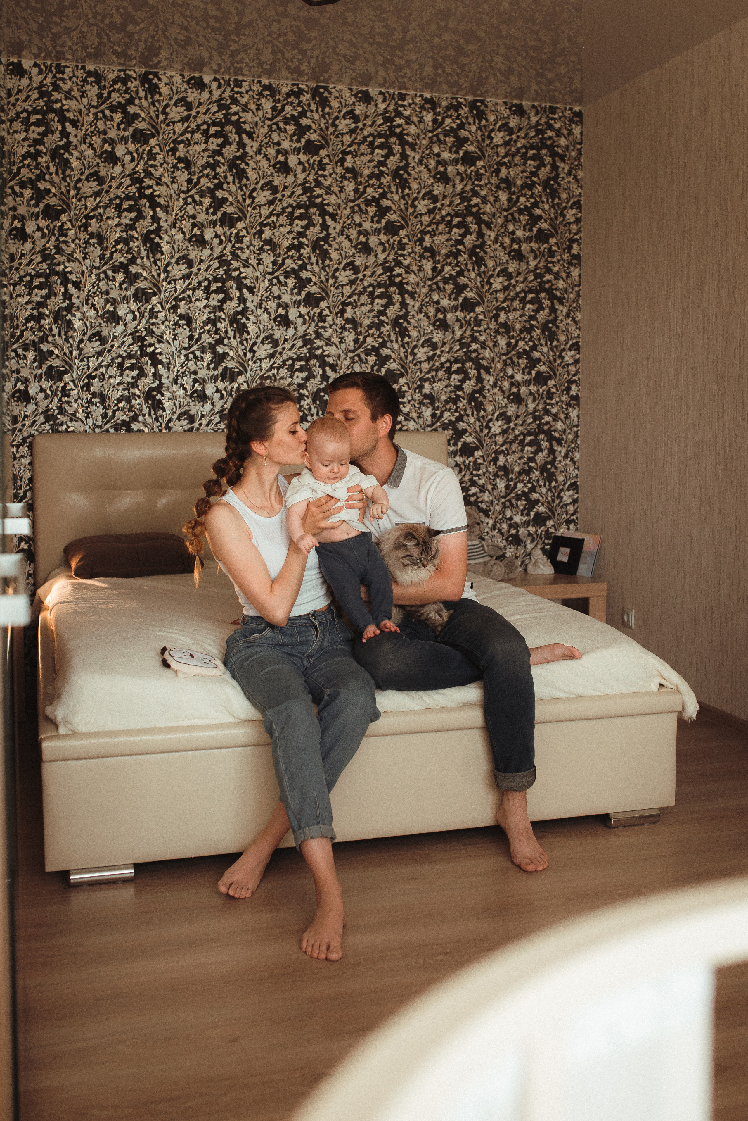 Семейный лайфстал. Лена, Дима, Леня. Семейный и детский фотограф в Нижнем Новгороде Валентина Леонтьева