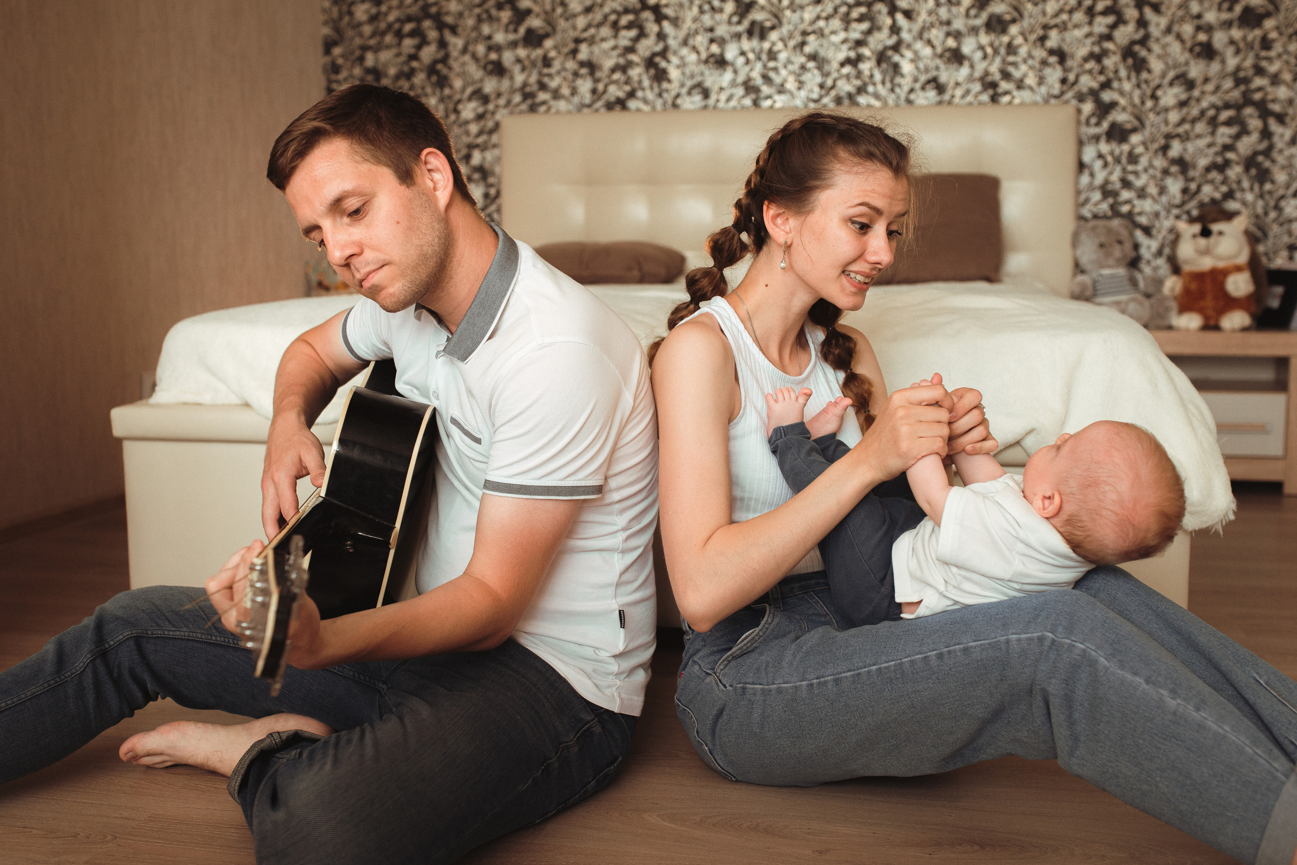 Семейный лайфстал. Лена, Дима, Леня. Семейный и детский фотограф в Нижнем Новгороде Валентина Леонтьева