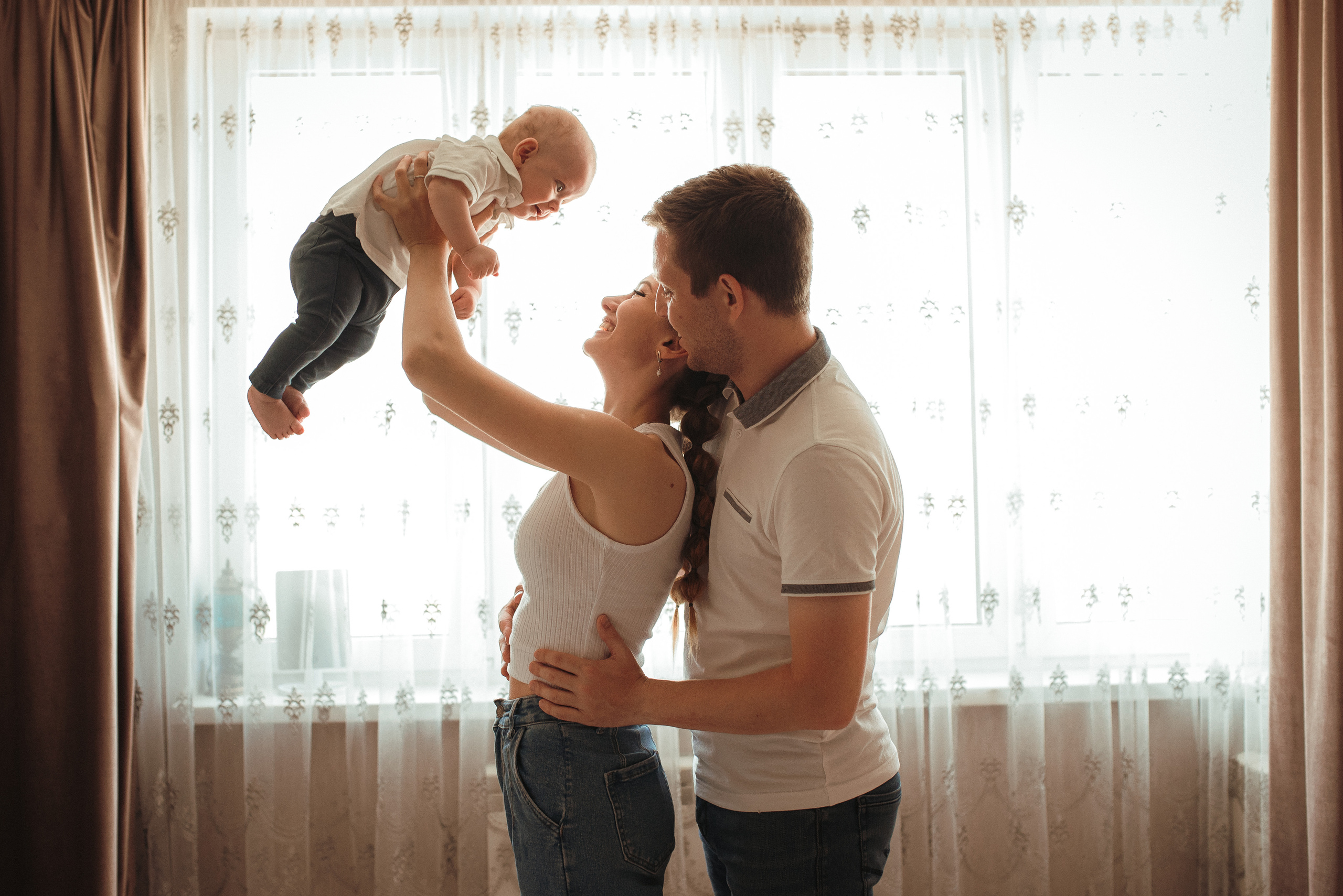 Семейный лайфстал. Лена, Дима, Леня. Семейный и детский фотограф в Нижнем Новгороде Валентина Леонтьева