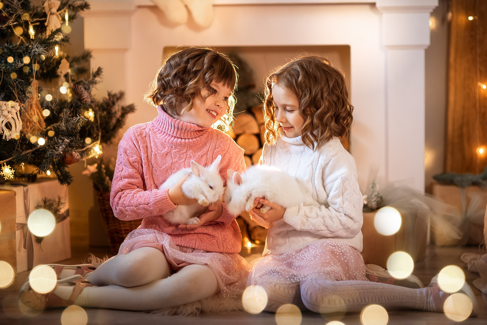 Фотопроект «Кролики». Варя и Катя. Семейный и детский фотограф в Нижнем Новгороде Валентина Леонтьева