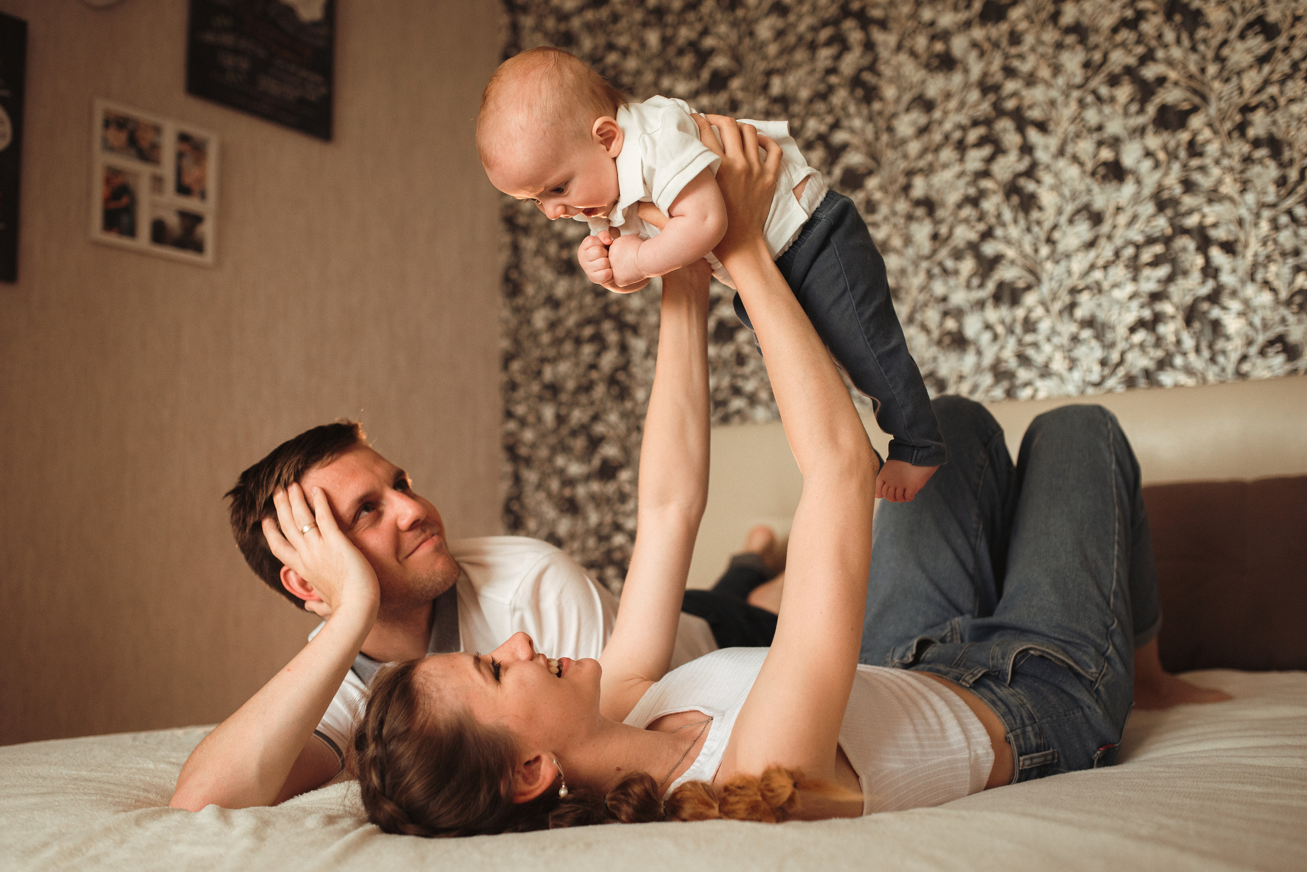 Семейный лайфстал. Лена, Дима, Леня. Семейный и детский фотограф в Нижнем Новгороде Валентина Леонтьева