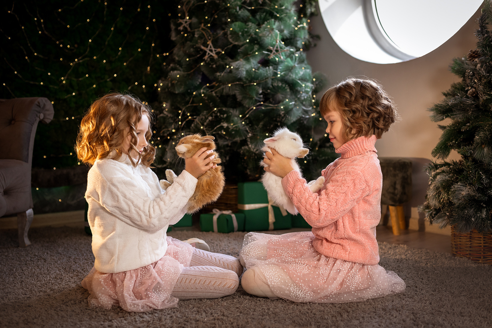 Фотопроект «Кролики». Варя и Катя. Семейный и детский фотограф в Нижнем Новгороде Валентина Леонтьева