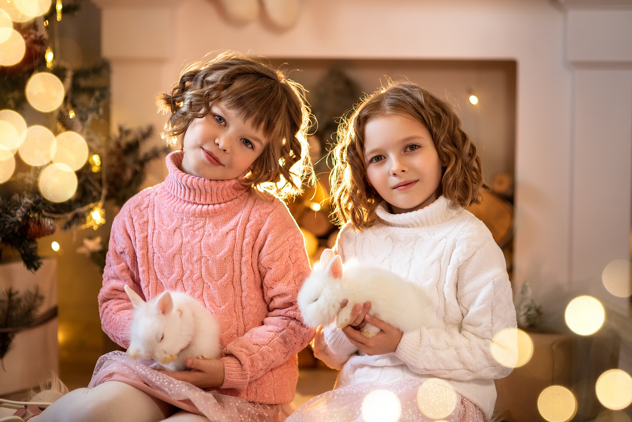 Фотопроект «Кролики». Варя и Катя. Семейный и детский фотограф в Нижнем Новгороде Валентина Леонтьева