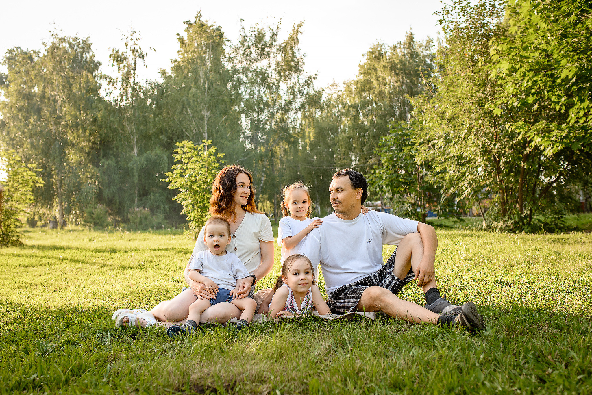 Семейная. Миша, Таня и дети. Семейный и детский фотограф в Нижнем Новгороде Валентина Леонтьева