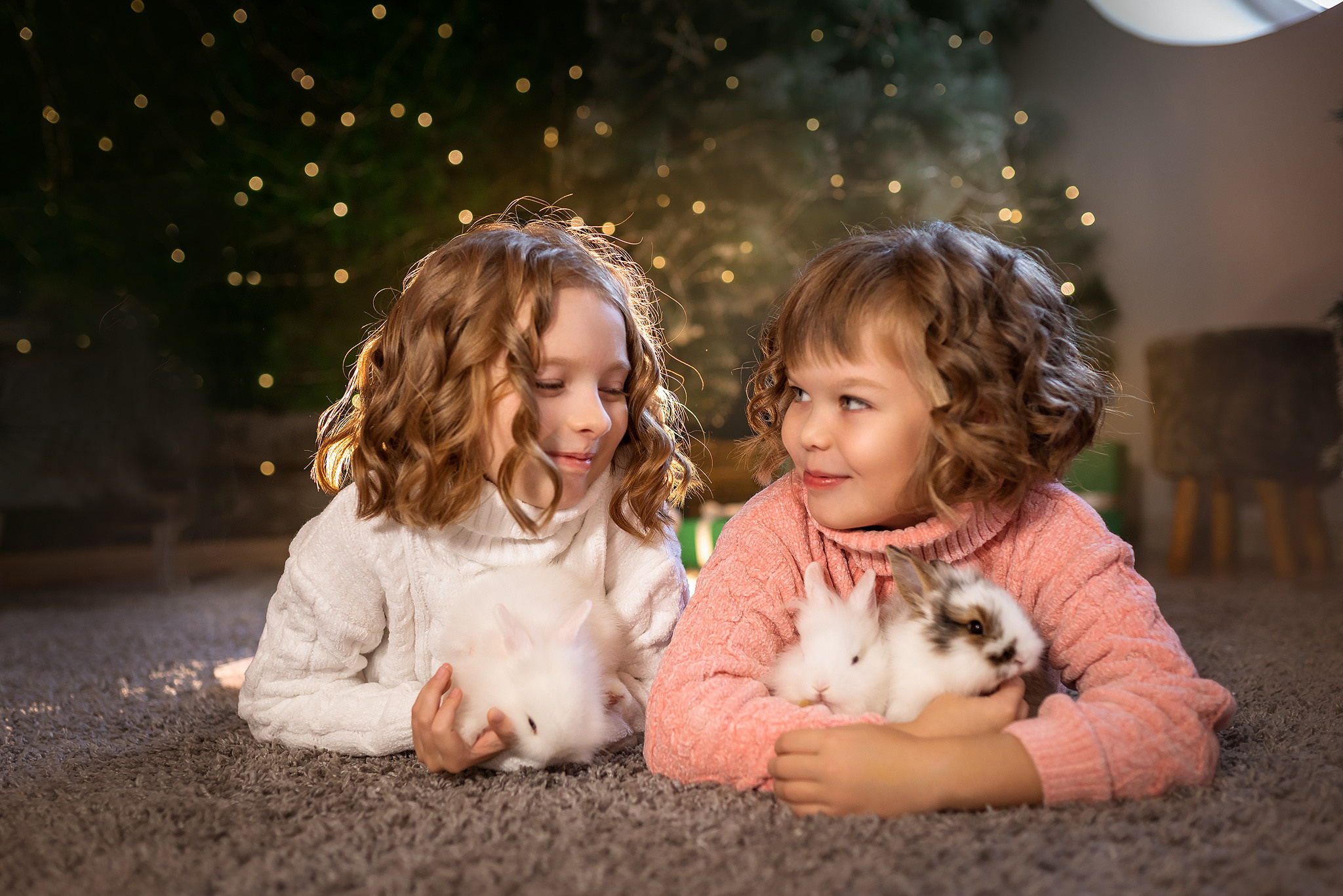 Фотопроект «Кролики». Варя и Катя. Семейный и детский фотограф в Нижнем Новгороде Валентина Леонтьева