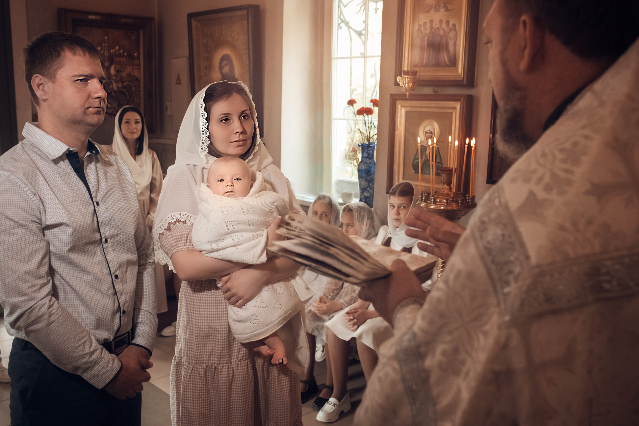 Таинство Крещения Василисы. Съемка Таинств Крещения Венчания, детские и семейные съемки в Пензе