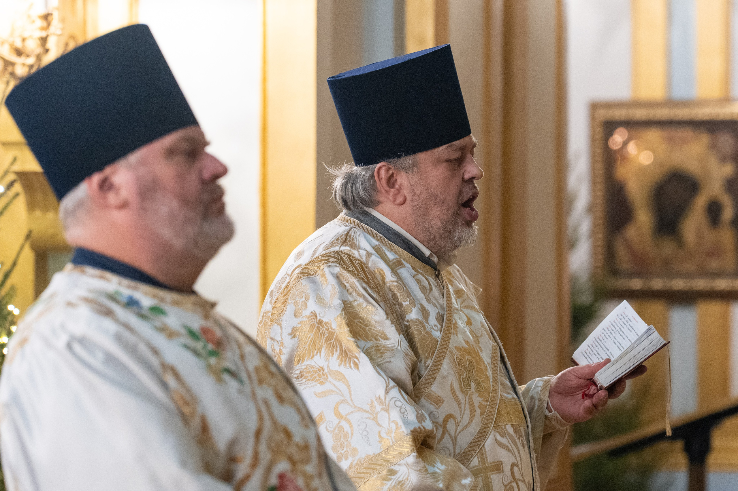 Праздничное бдение в Николо-Богоявленском морском соборе. НИКОЛО-БОГОЯВЛЕНСКИЙ МОРСКОЙ СОБОР