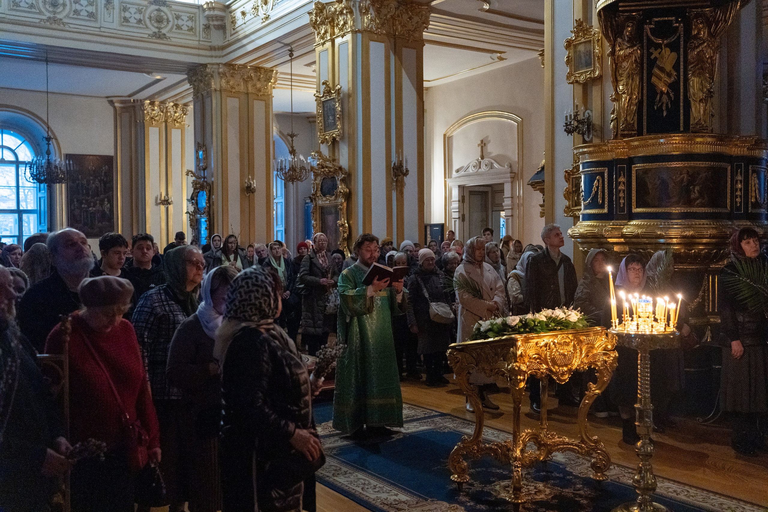 Суббота 6-й седмицы, ваий. Лазарева суббота. Воскрешение прав. Лазаря. НИКОЛО-БОГОЯВЛЕНСКИЙ МОРСКОЙ СОБОР