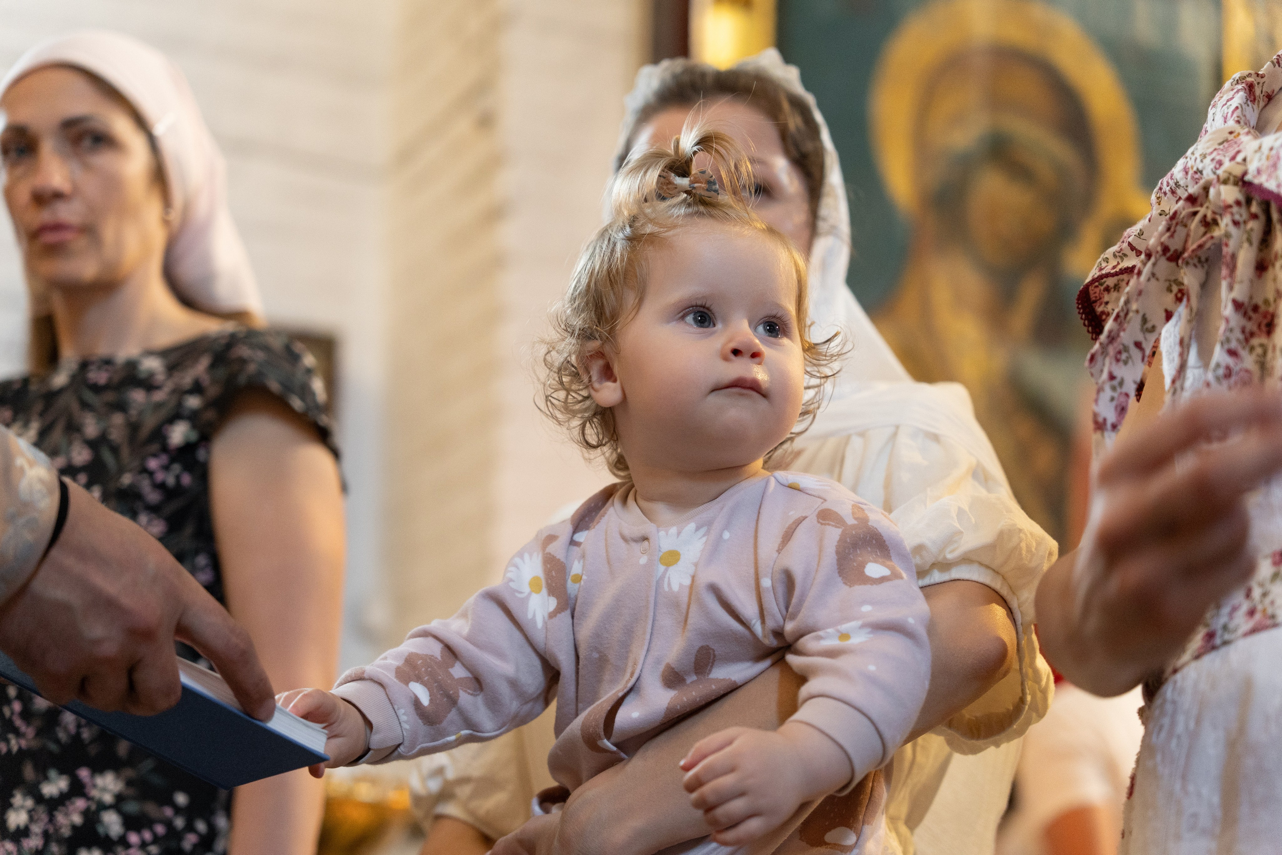 Крестины Майи в Старочеркасском Воскресенском войсковом соборе