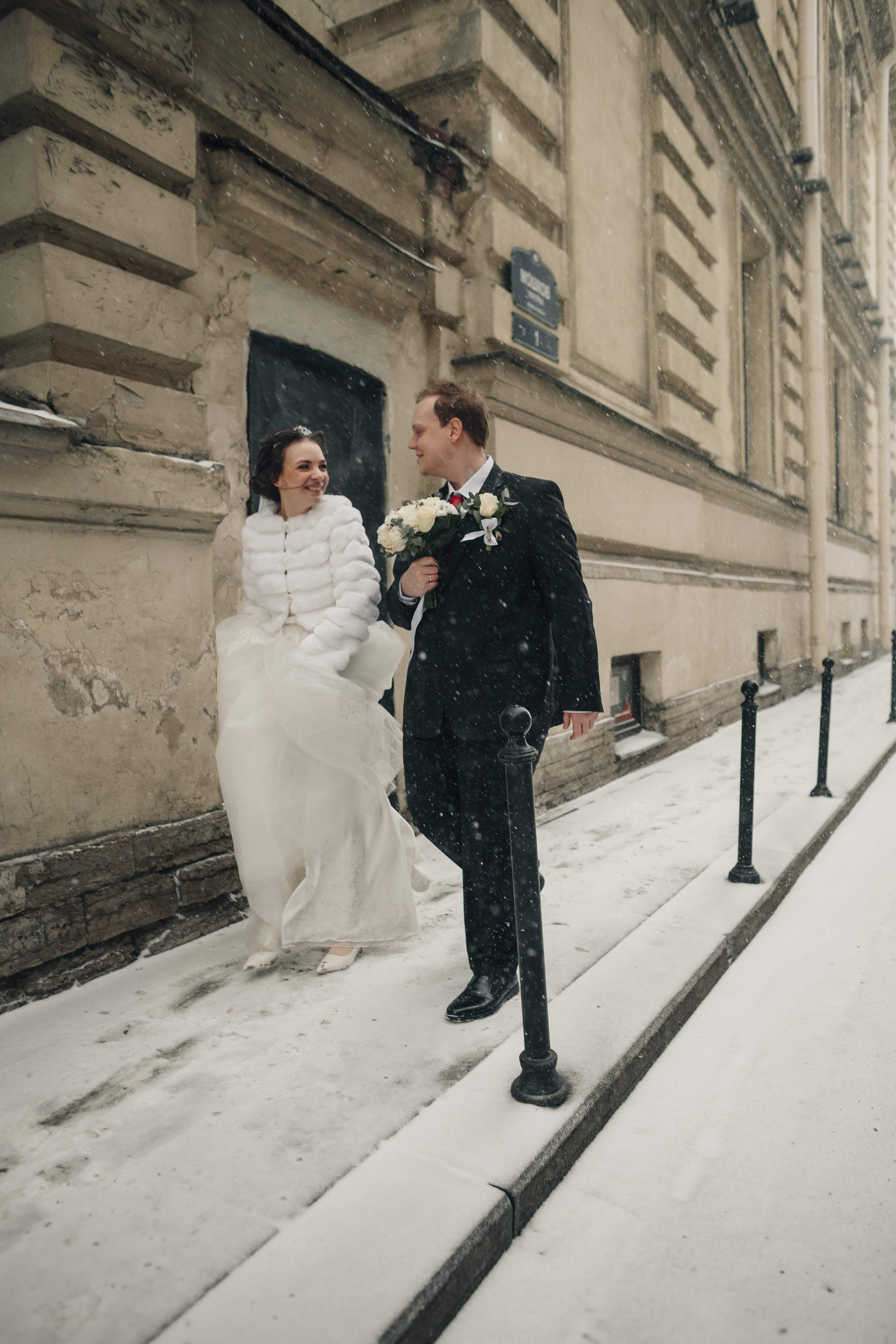 Свадьба в день влюблённых 14 февраля. Свадебный фотограф Игорь Брундасов 8PHOTO на свадьбу венчание загс СПб