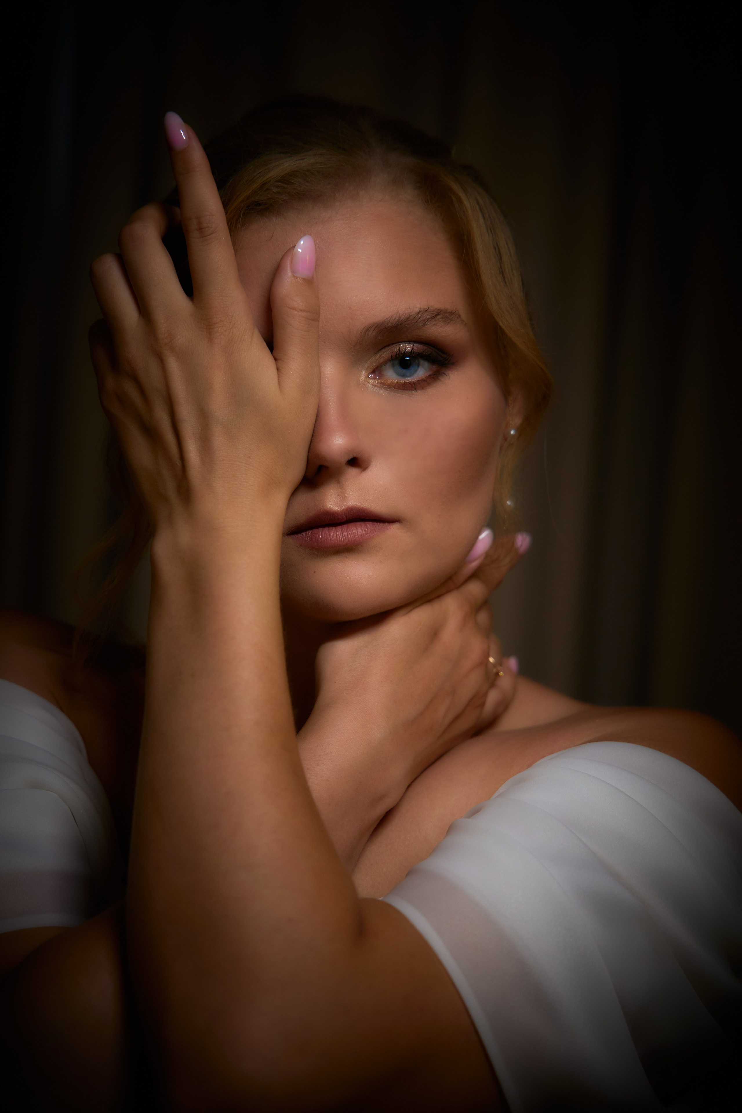 цветная портретная фотография невесты 