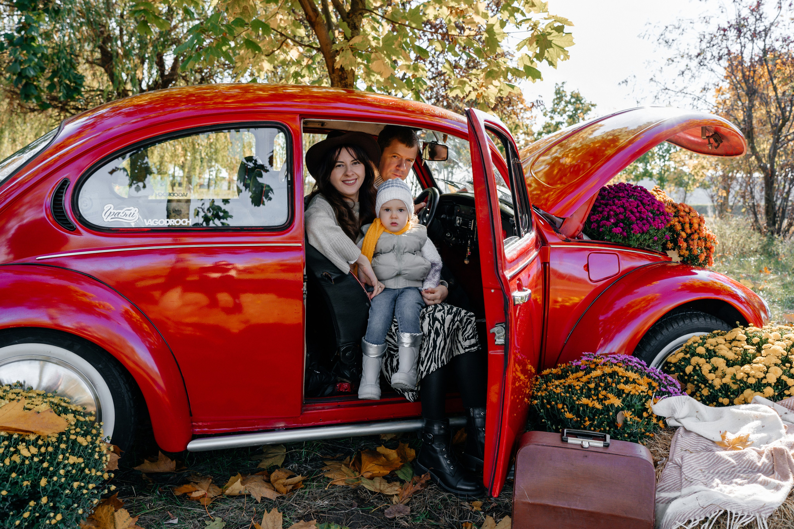 Ослепительная осень в кадре. Ваш семейный фотограф в Минске — Вика Трегубова