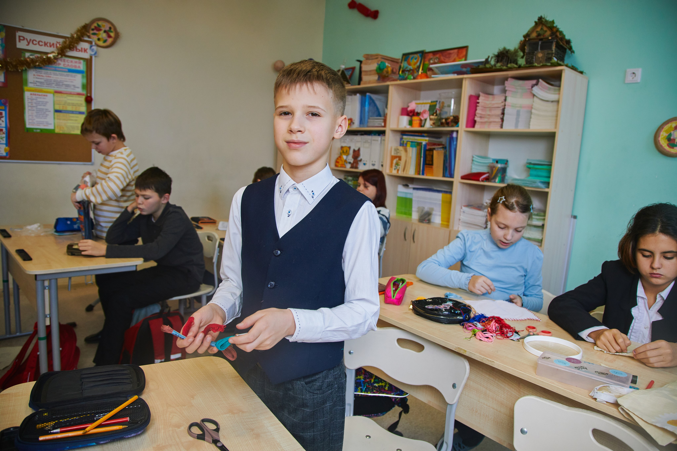 Школьные фото. Семейная фотосессия и съёмка в школе СПб Сударикова Мария