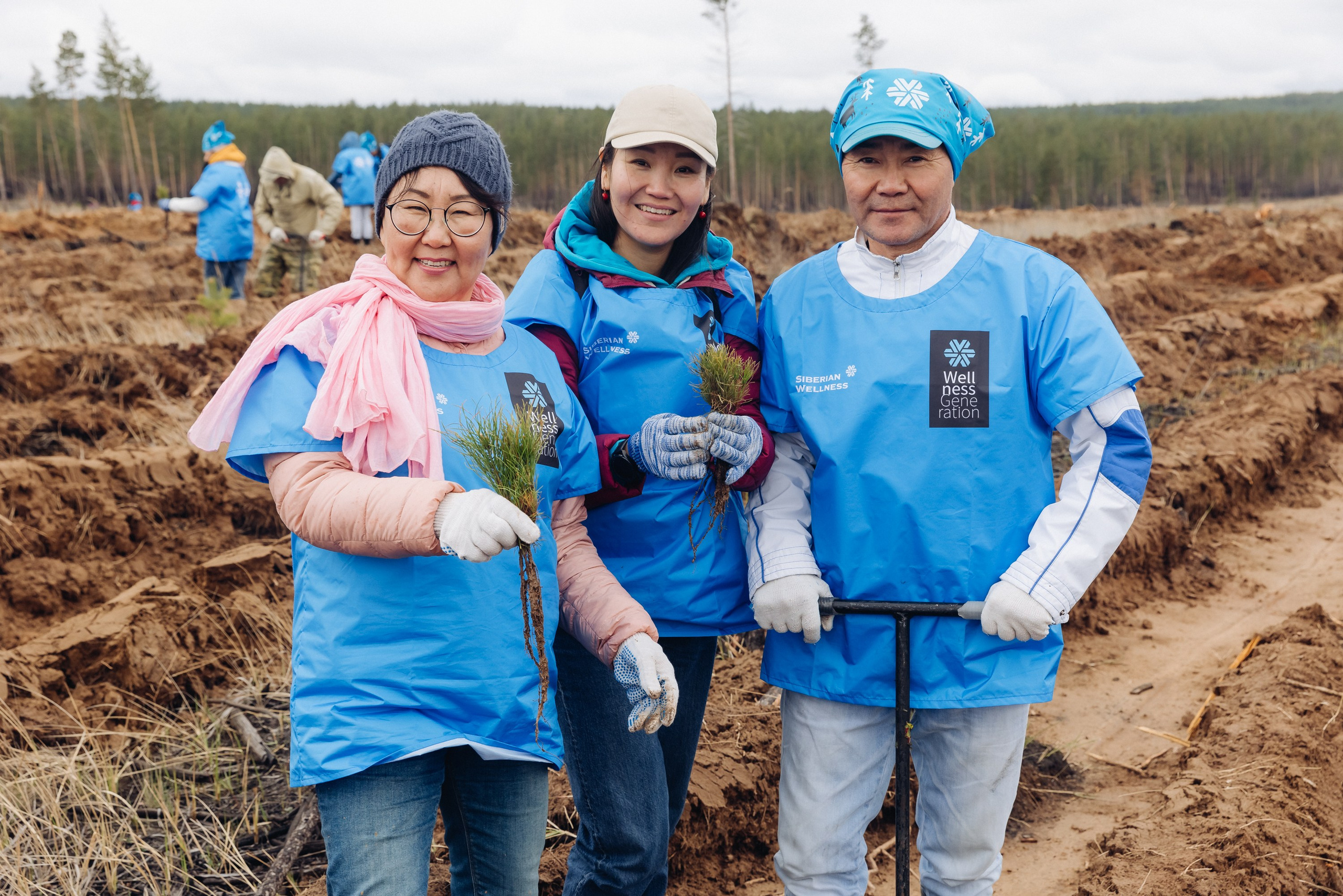 Siberian wellness. Ежегодная акция по посадке деревьев. Свадебный и семейный фотограф в Улан-Удэ