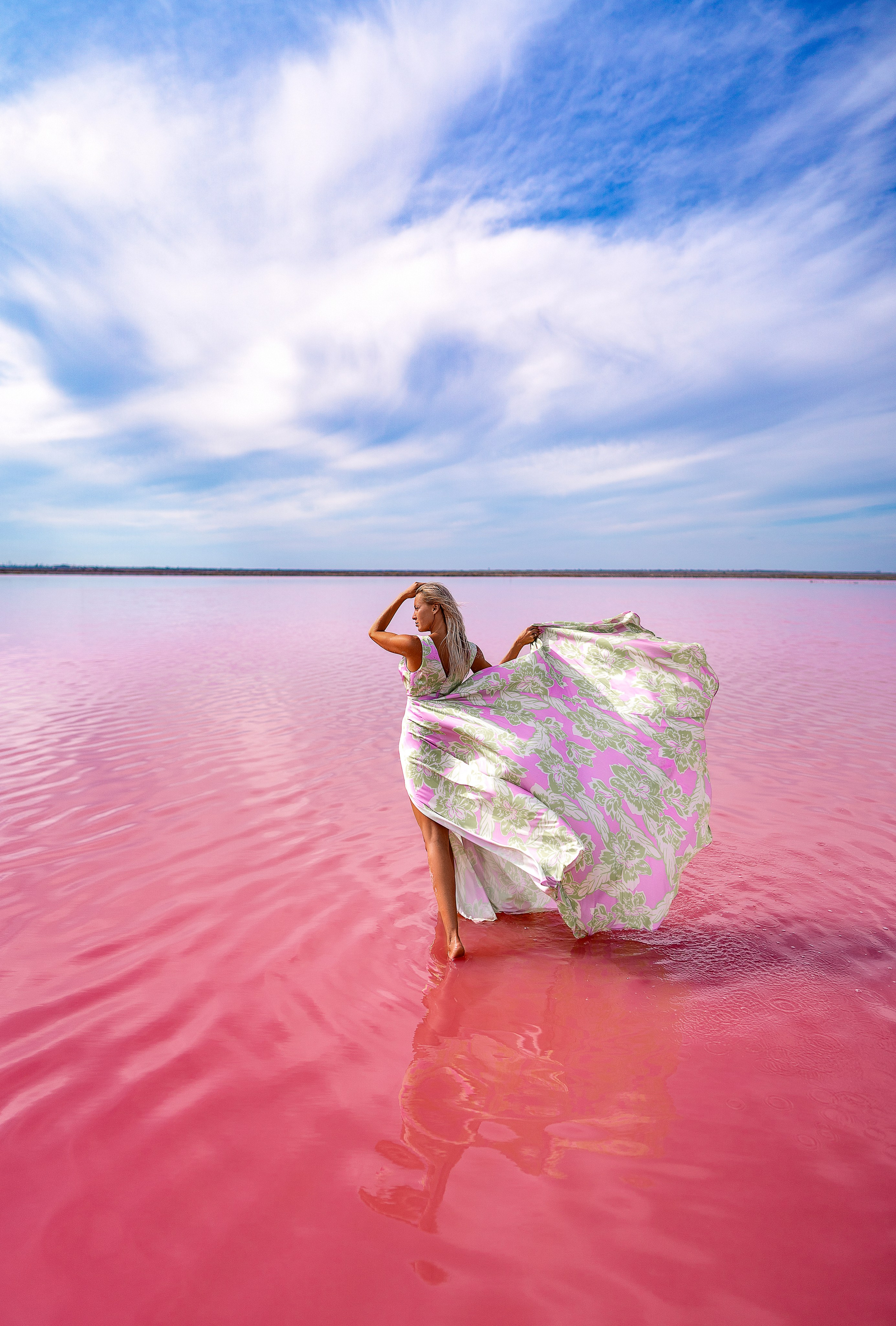 Розовое озеро Сасык-Сиваш (Евпатория). Фотограф в Крыму Лебедева Александра
