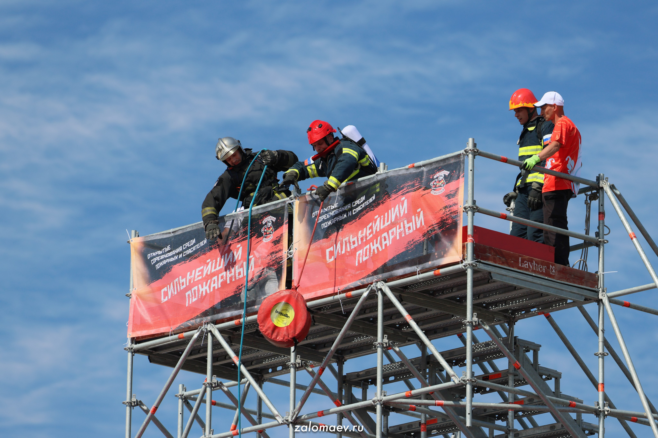 Сильнейший пожарный. Фотограф Александр Заломаев