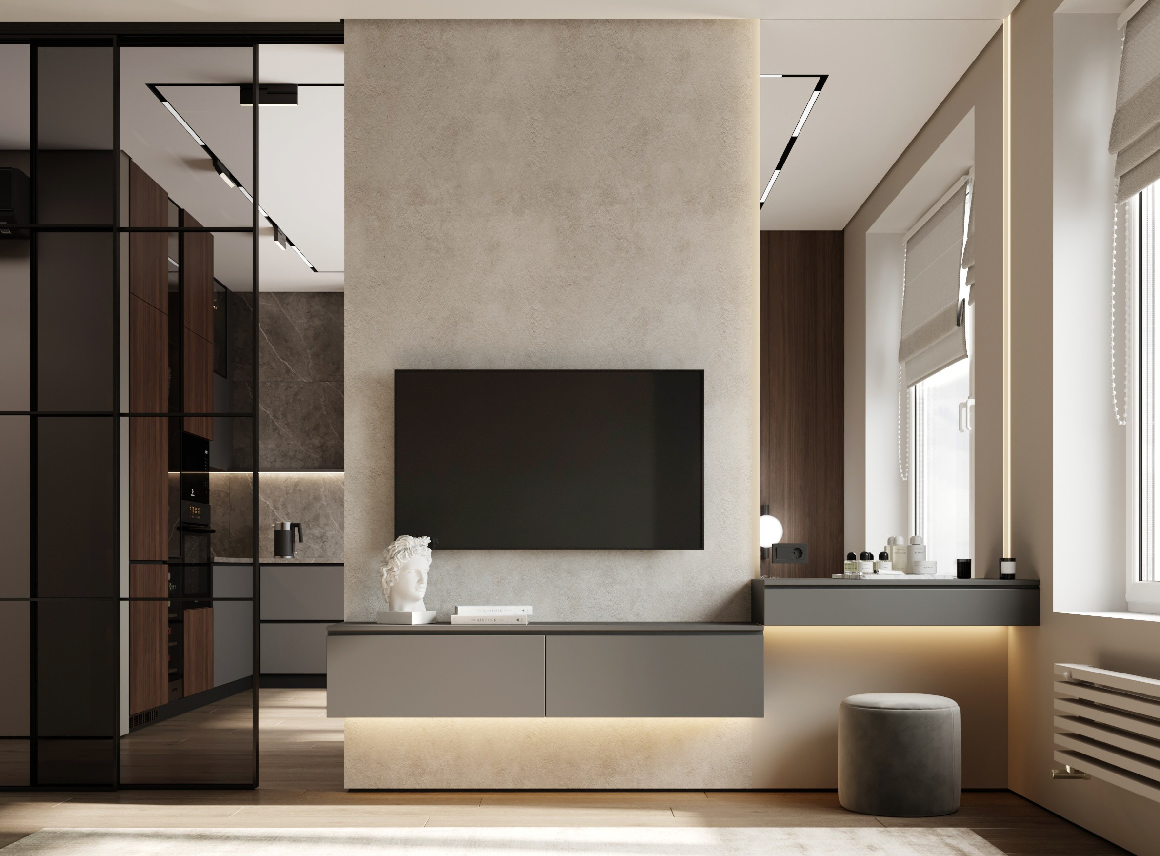 Визуализация квартиры ЖК Испанские кварталы. Заказать 3d визуализацию интерьеров — Дарья Веденёва