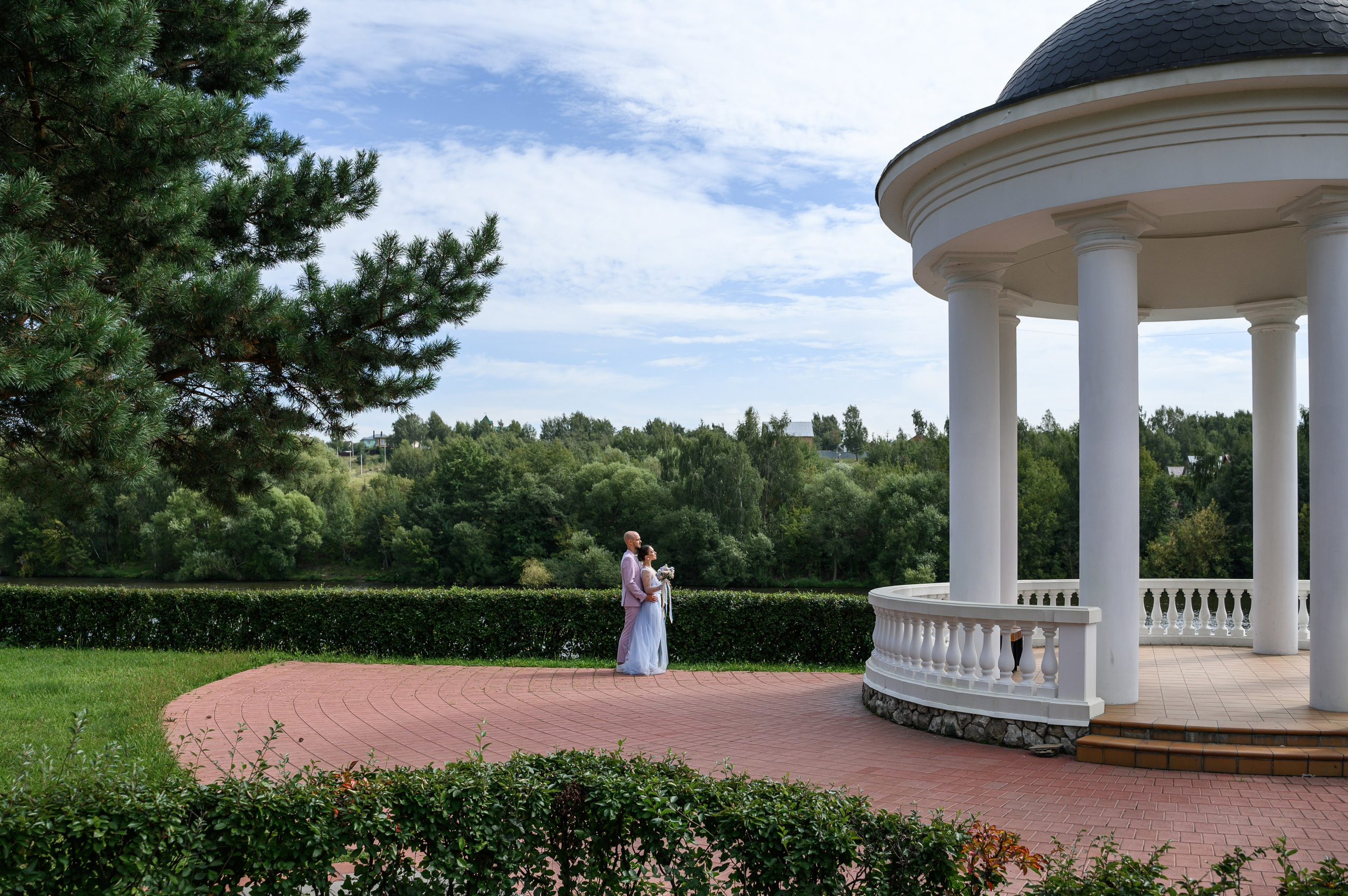 Свадебная фотосессия ресторан «Белый берег». Свадебный фотограф Москва Юрий Кульман