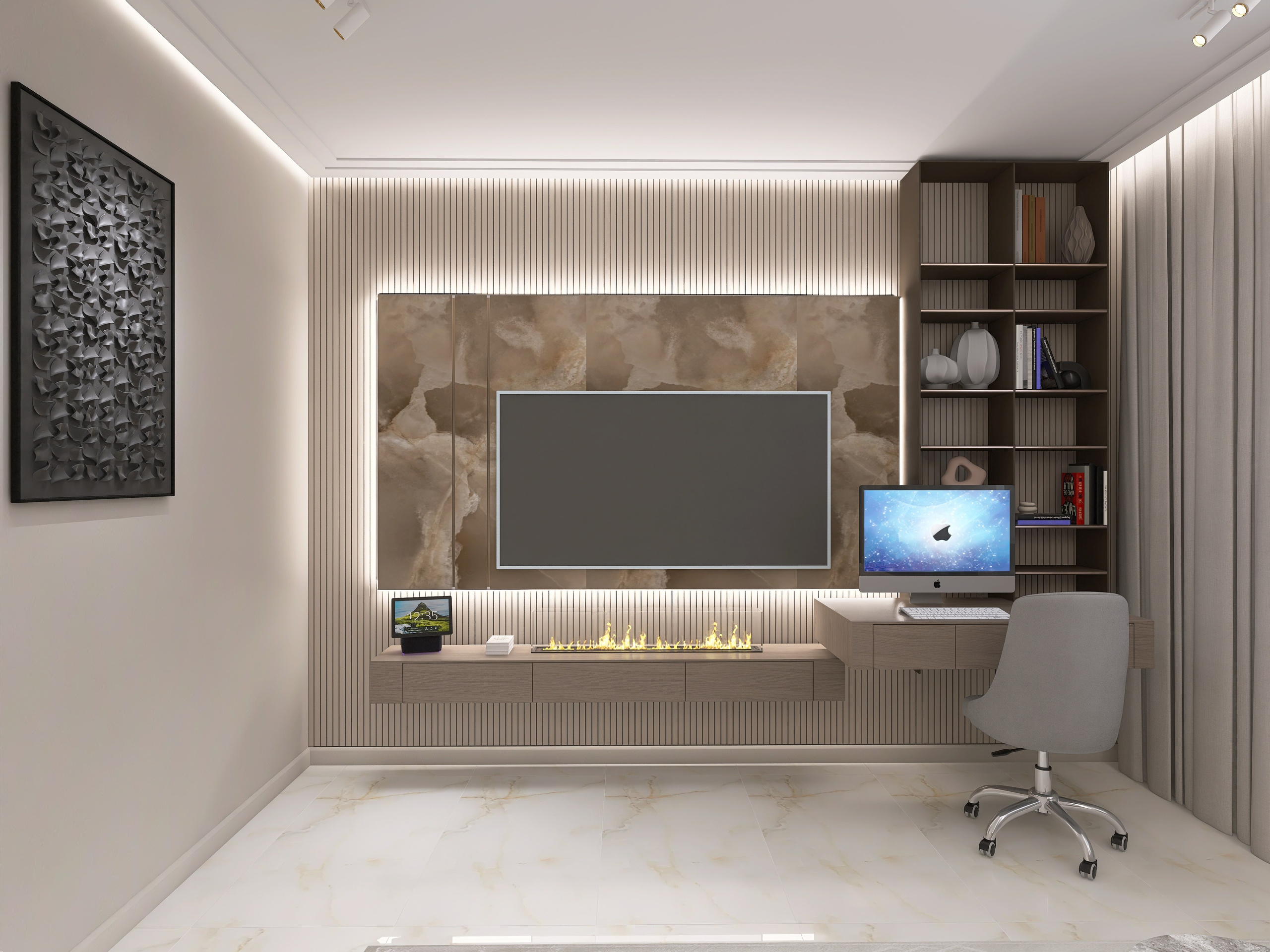 ЖК на Добролюбова. Площадь 97 кв. м. Дизайнер интерьера в Новосибирске_Елена Сергеева