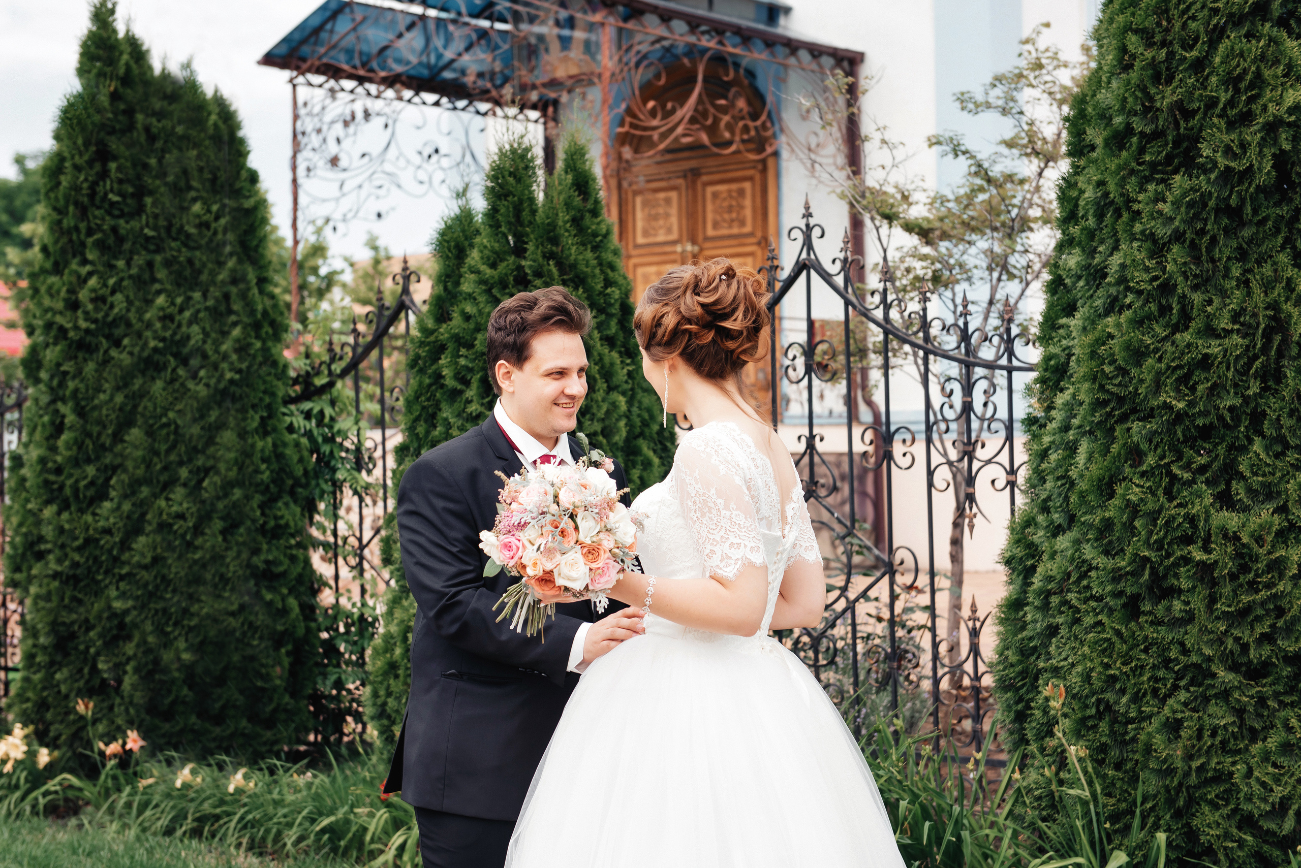 Свадьба в Краснодаре, съемка в фотостудии, двор, ЗАГС. Мария Прищеп. Профессиональный фотограф в Краснодаре