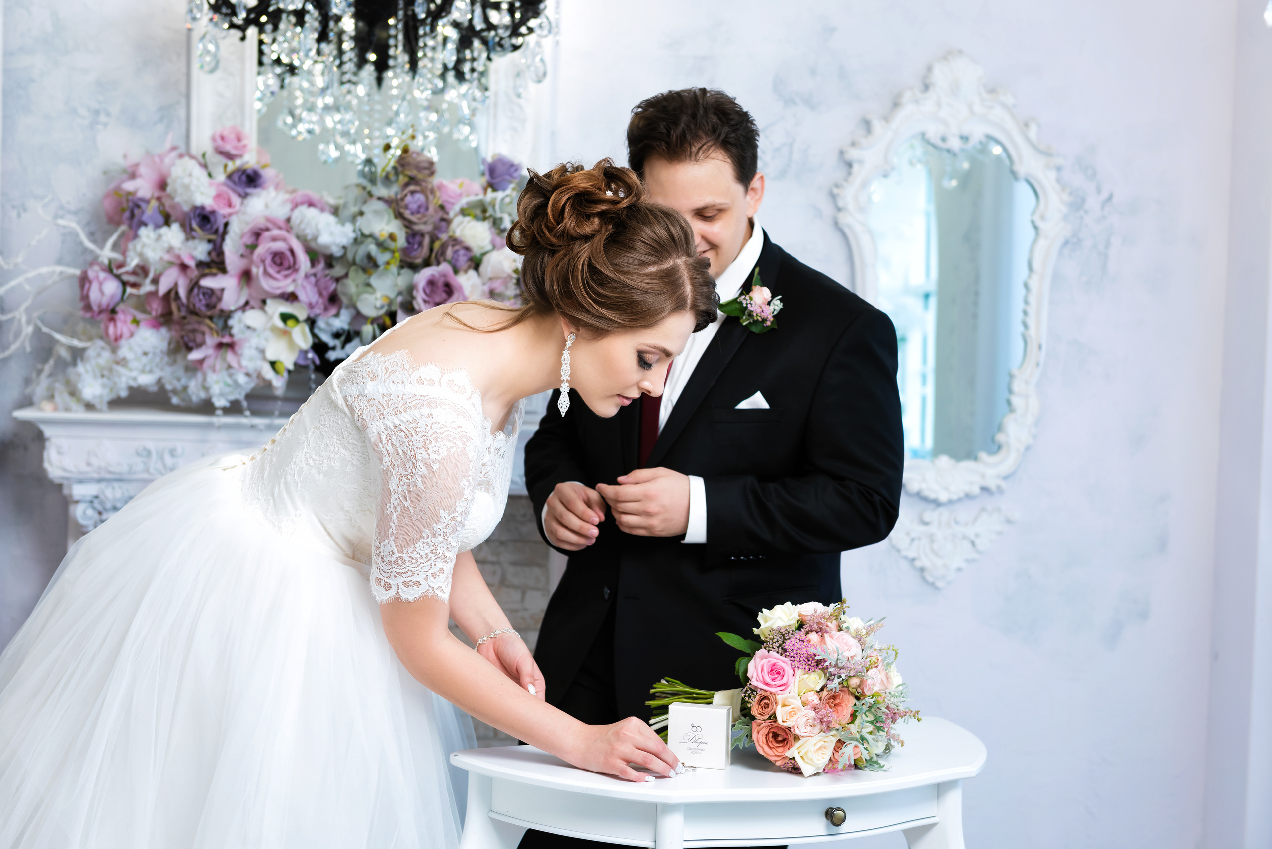 Свадьба в Краснодаре, съемка в фотостудии, двор, ЗАГС. Мария Прищеп. Профессиональный фотограф в Краснодаре