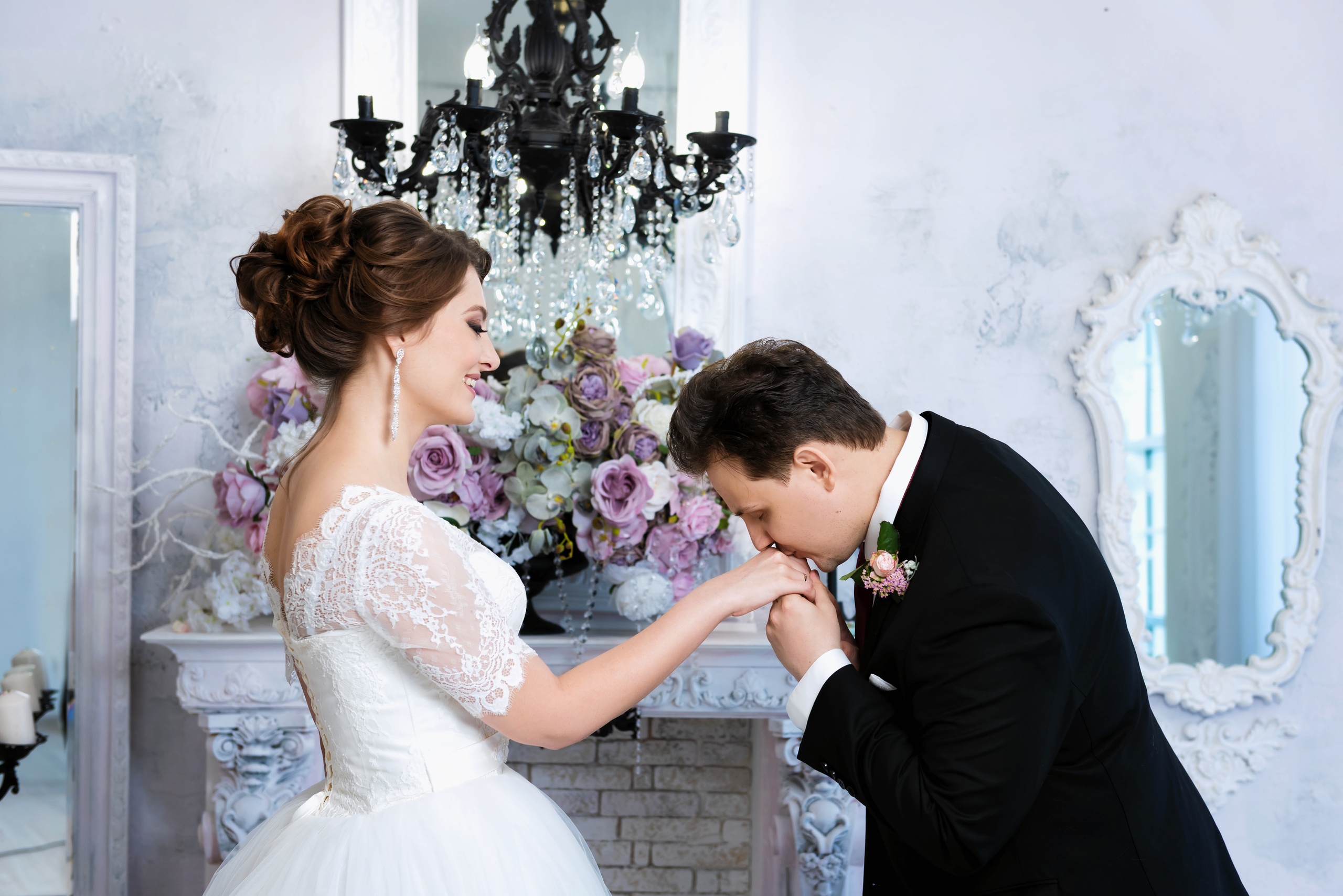 Свадьба в Краснодаре, съемка в фотостудии, двор, ЗАГС. Мария Прищеп. Профессиональный фотограф в Краснодаре