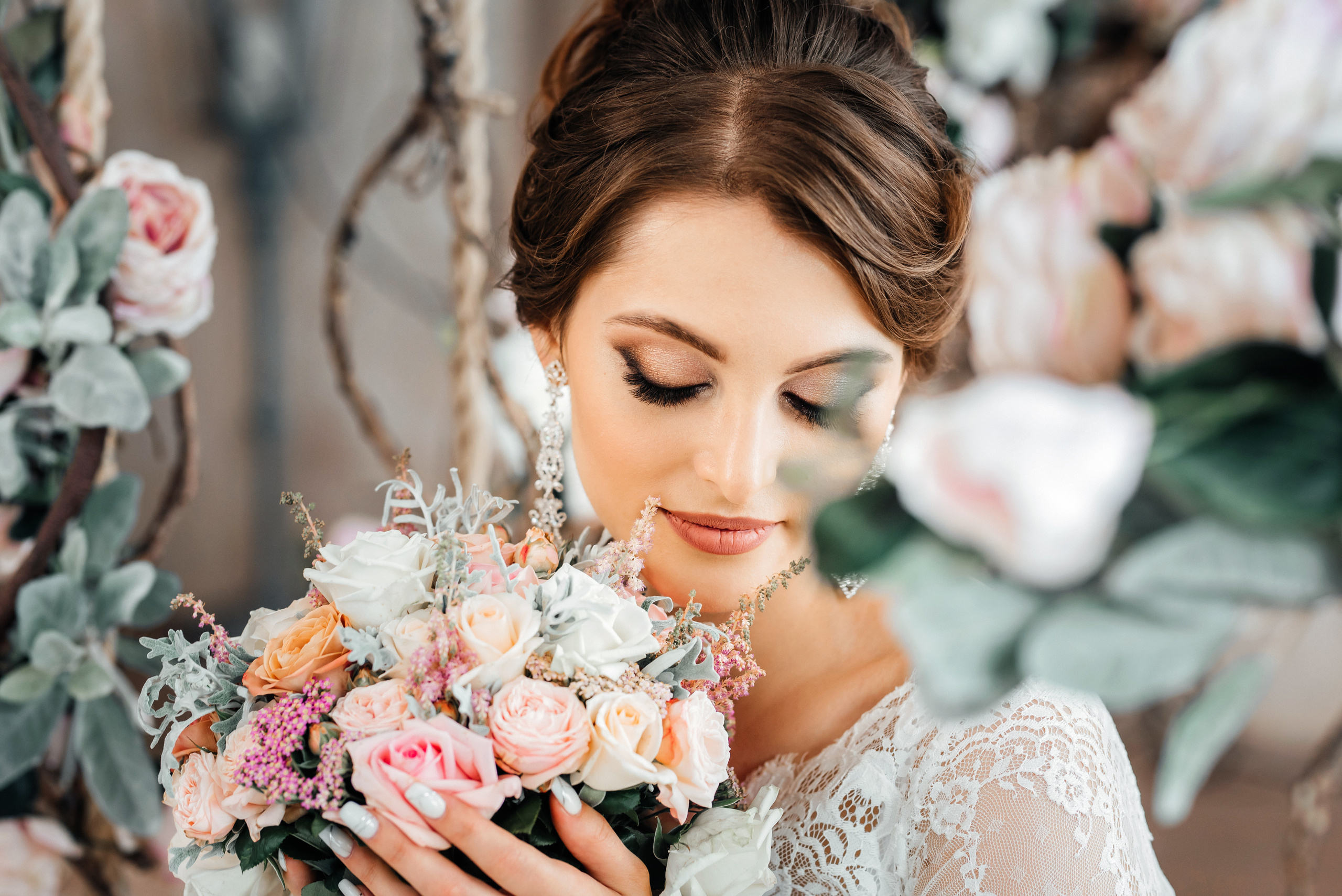 Свадьба в Краснодаре, съемка в фотостудии, двор, ЗАГС. Мария Прищеп. Профессиональный фотограф в Краснодаре