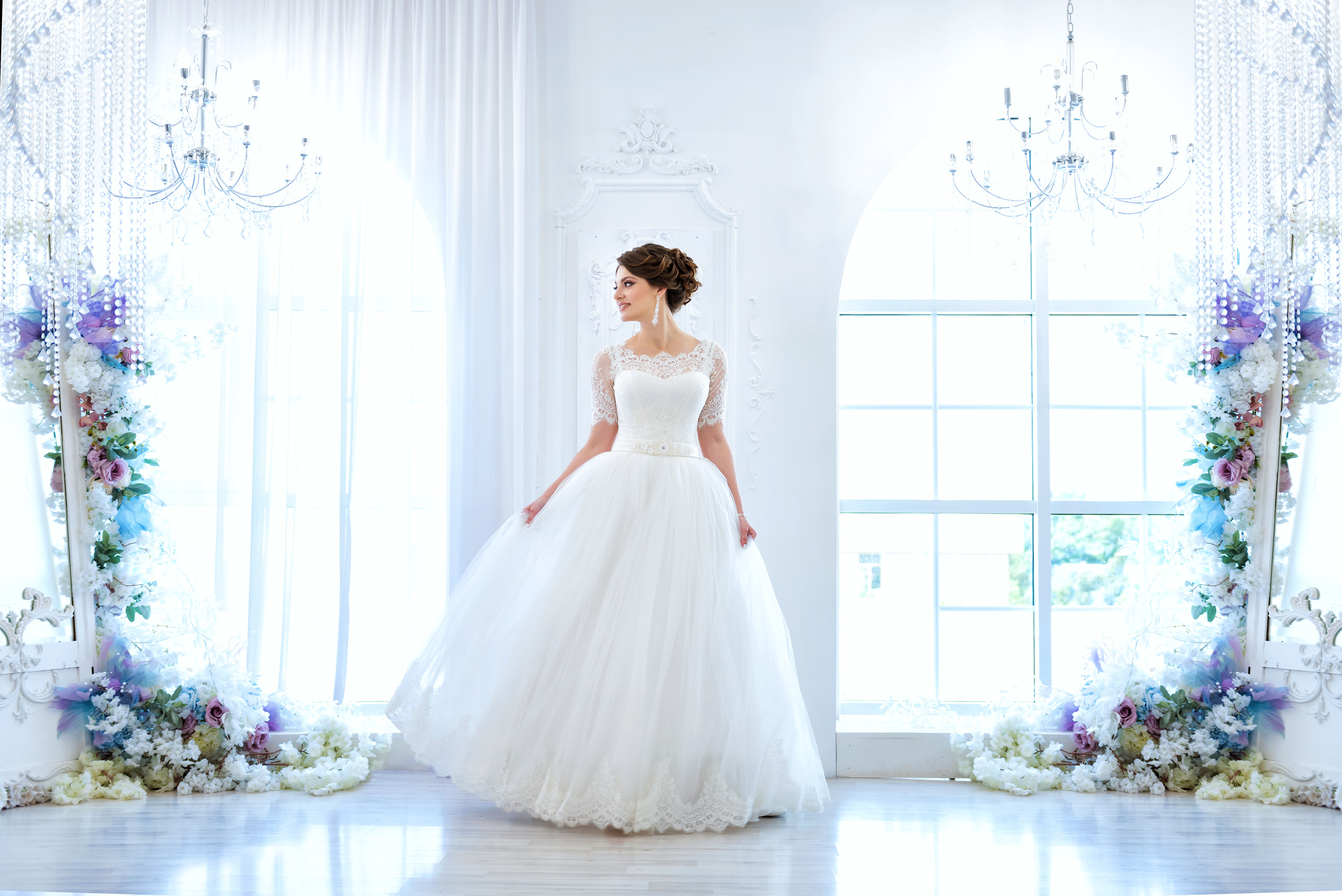 Свадьба в Краснодаре, съемка в фотостудии, двор, ЗАГС. Мария Прищеп. Профессиональный фотограф в Краснодаре