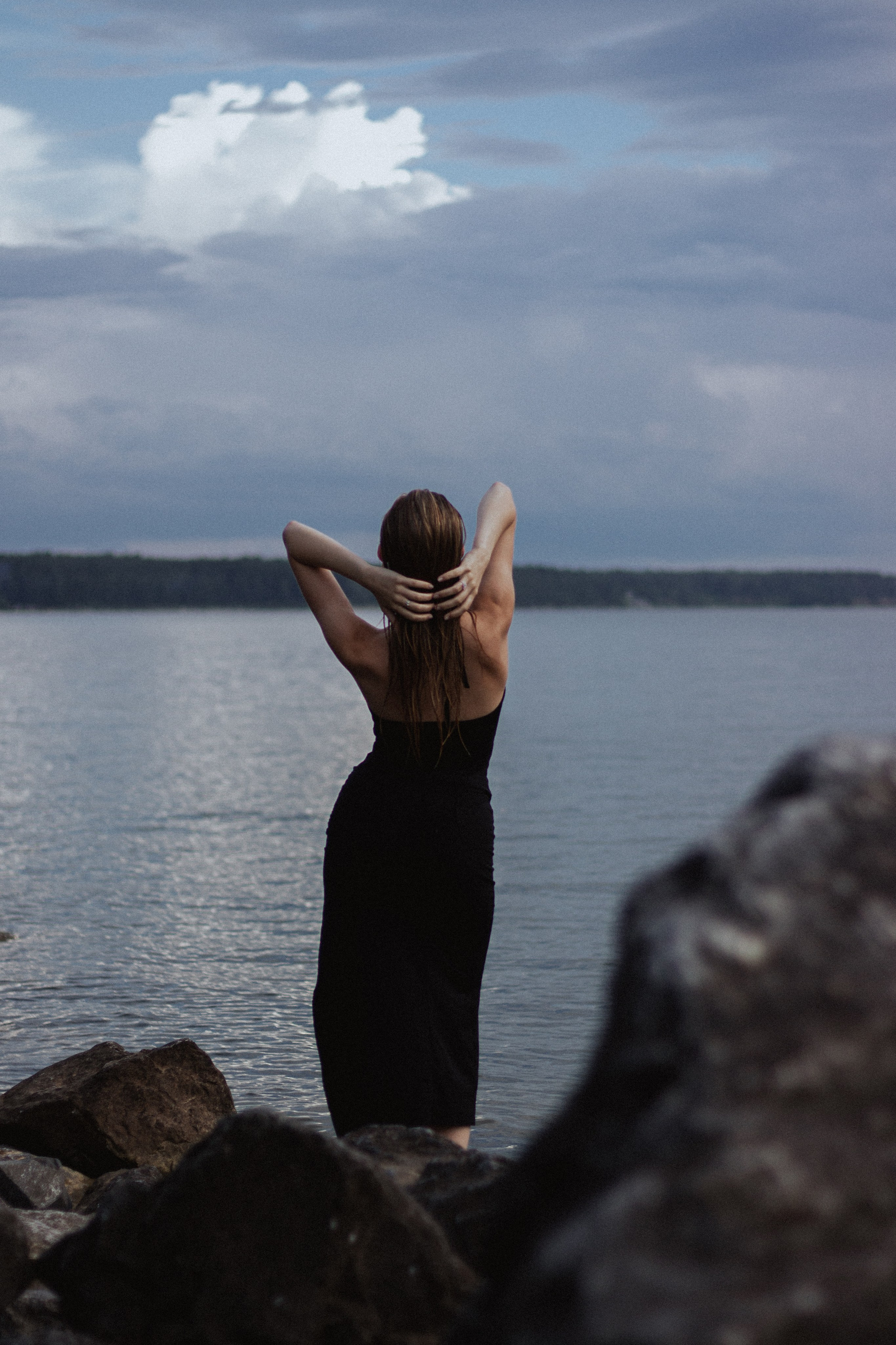 Пляж на камнях. Фотограф Новосибирск