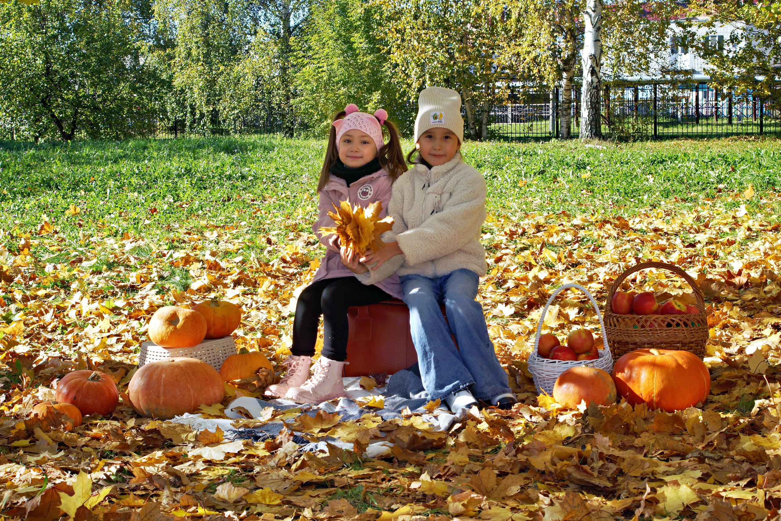 Осенняя фотосессия в детском саду г. Йошкар-Ола