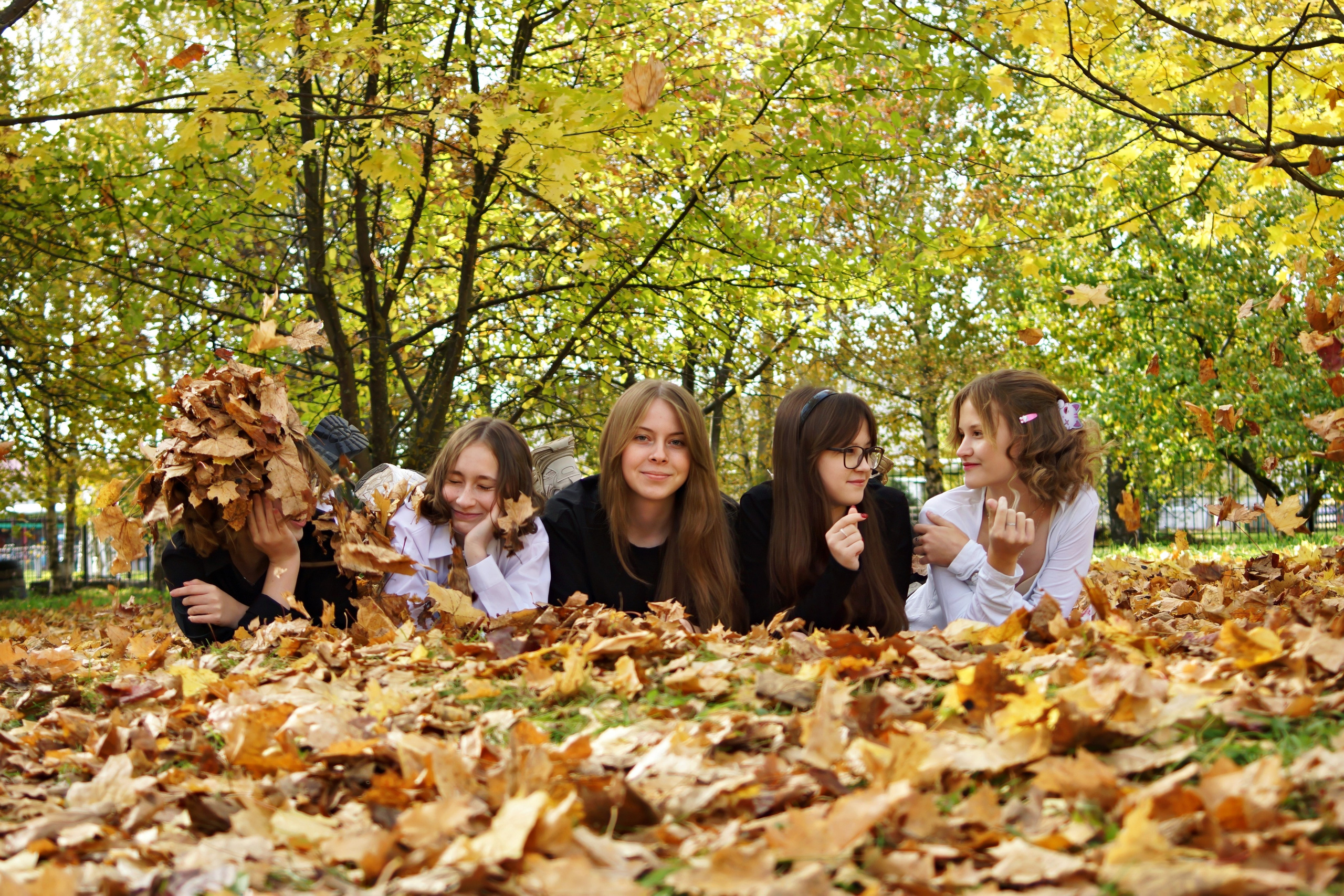 Осенняя фотосессия в школе г. Йошкар-Ола