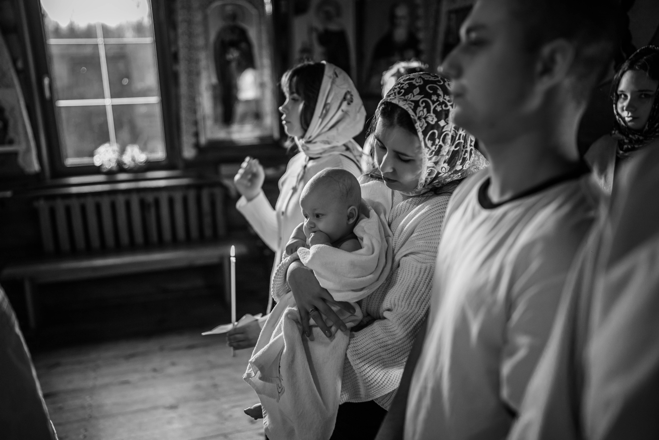 Крещение Дмитрия. Фотограф Дарья Маташкова