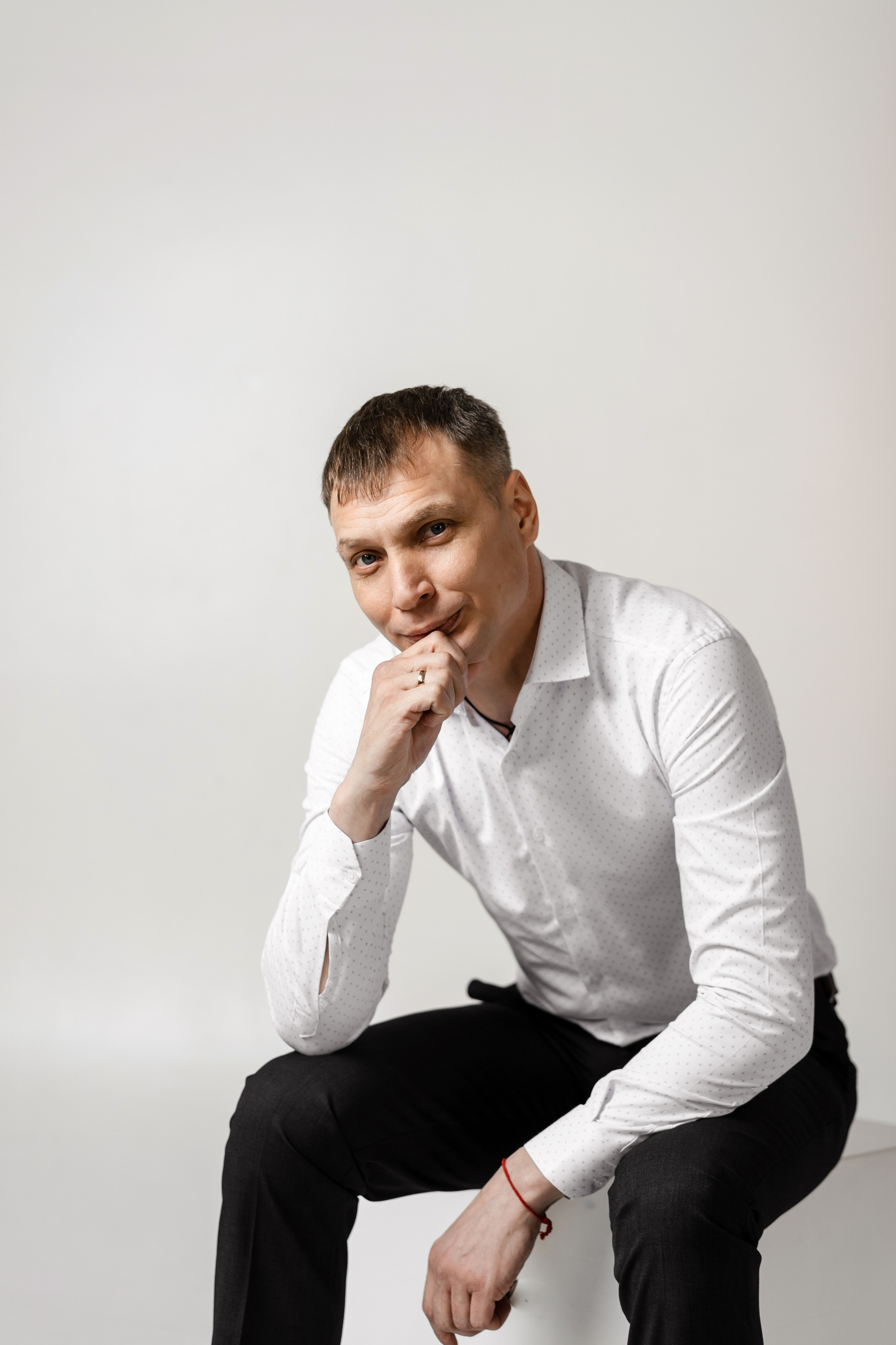 Стильная пара в фотостудии. Семейный и детский фотограф во Владивостоке Мария Гой