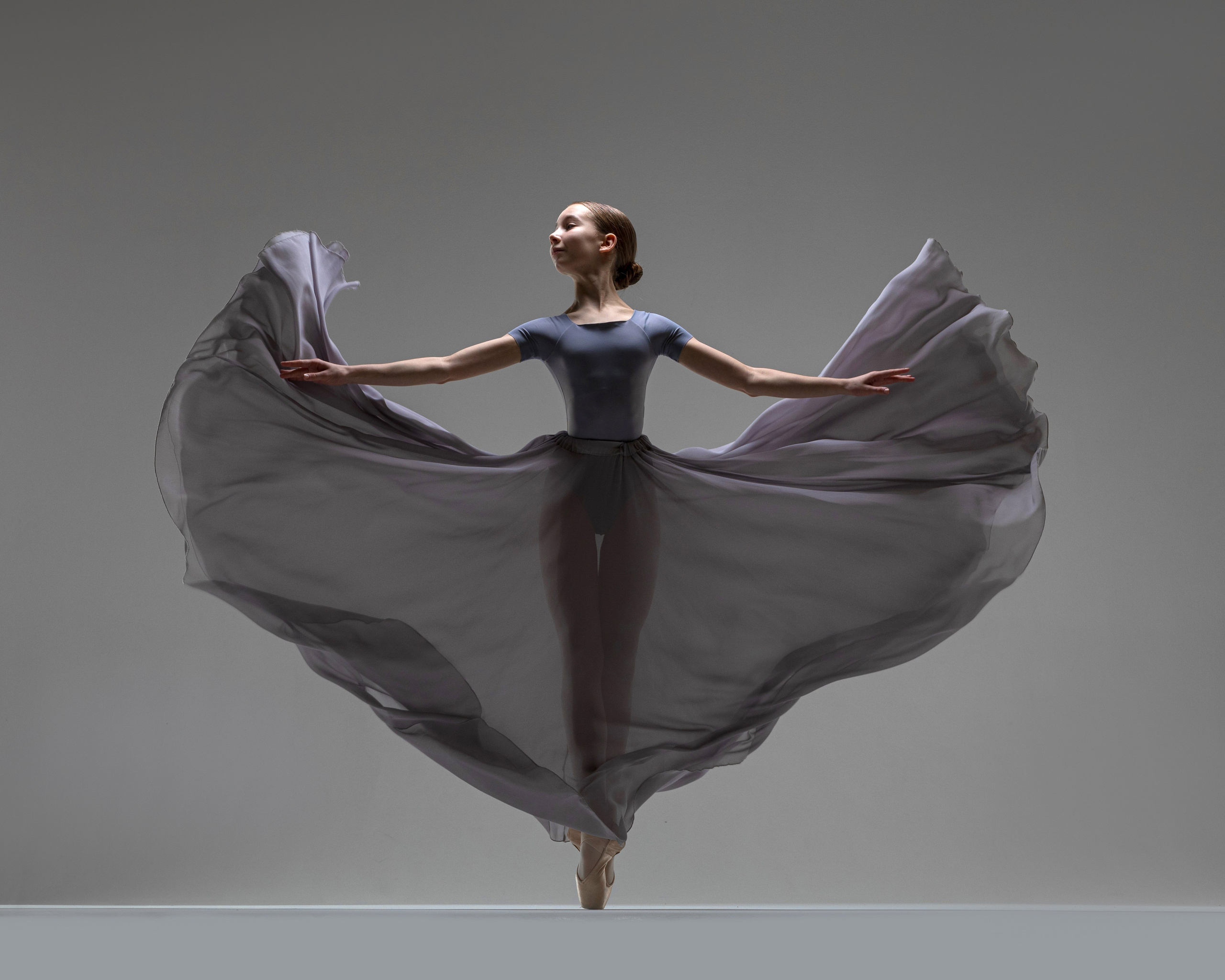 Балетная съёмка на белой циклораме и фонах. Балетный фотограф Алина Ханько — Душа Балета